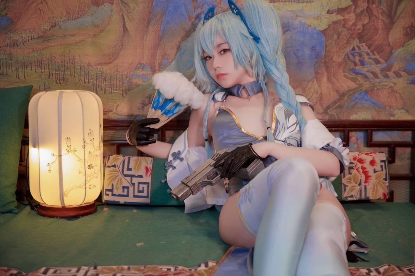 G44不会受伤 – NO.03 pa15旗袍 翠雀媚 [20P]插图5