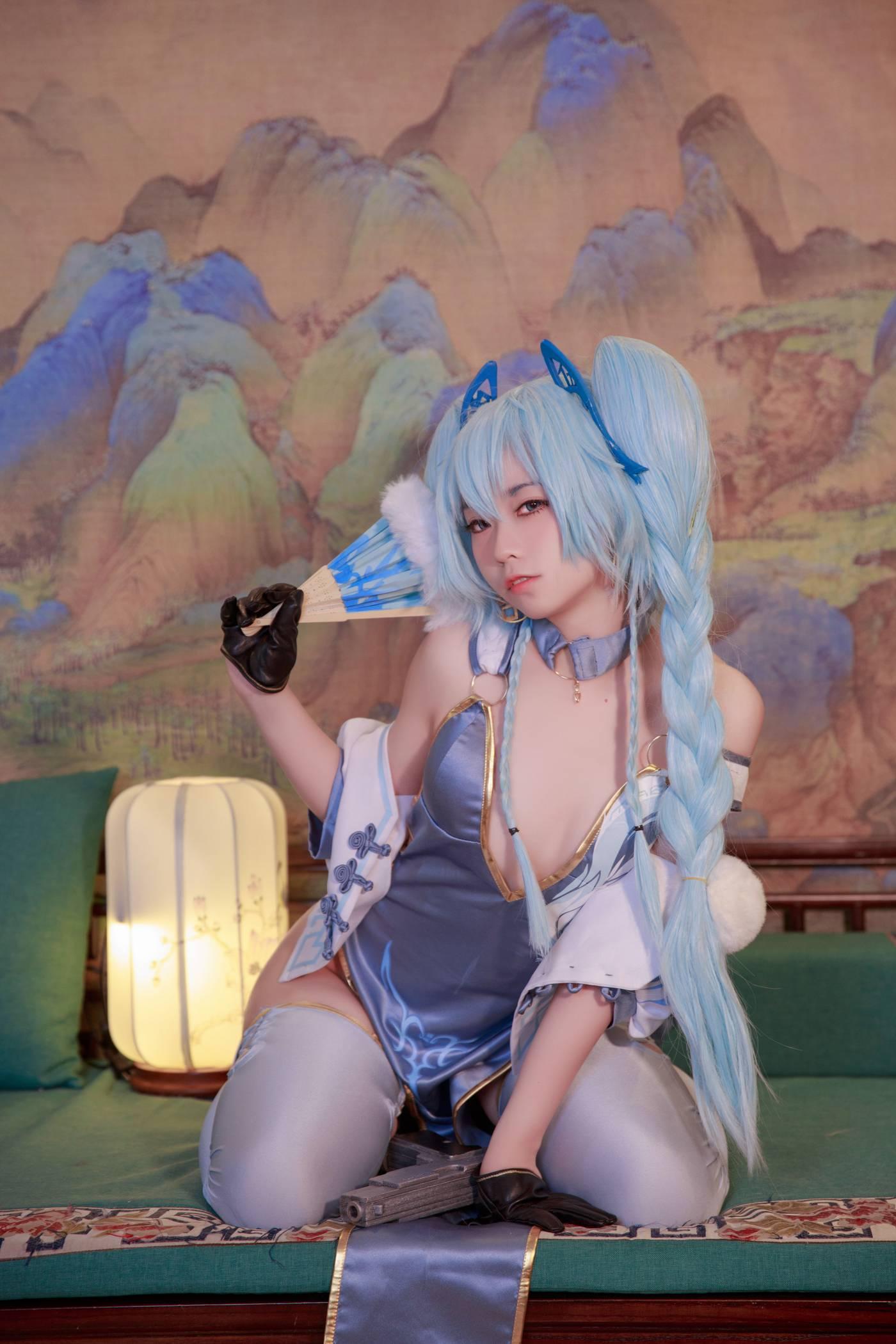 G44不会受伤 – NO.03 pa15旗袍 翠雀媚 [20P]插图6