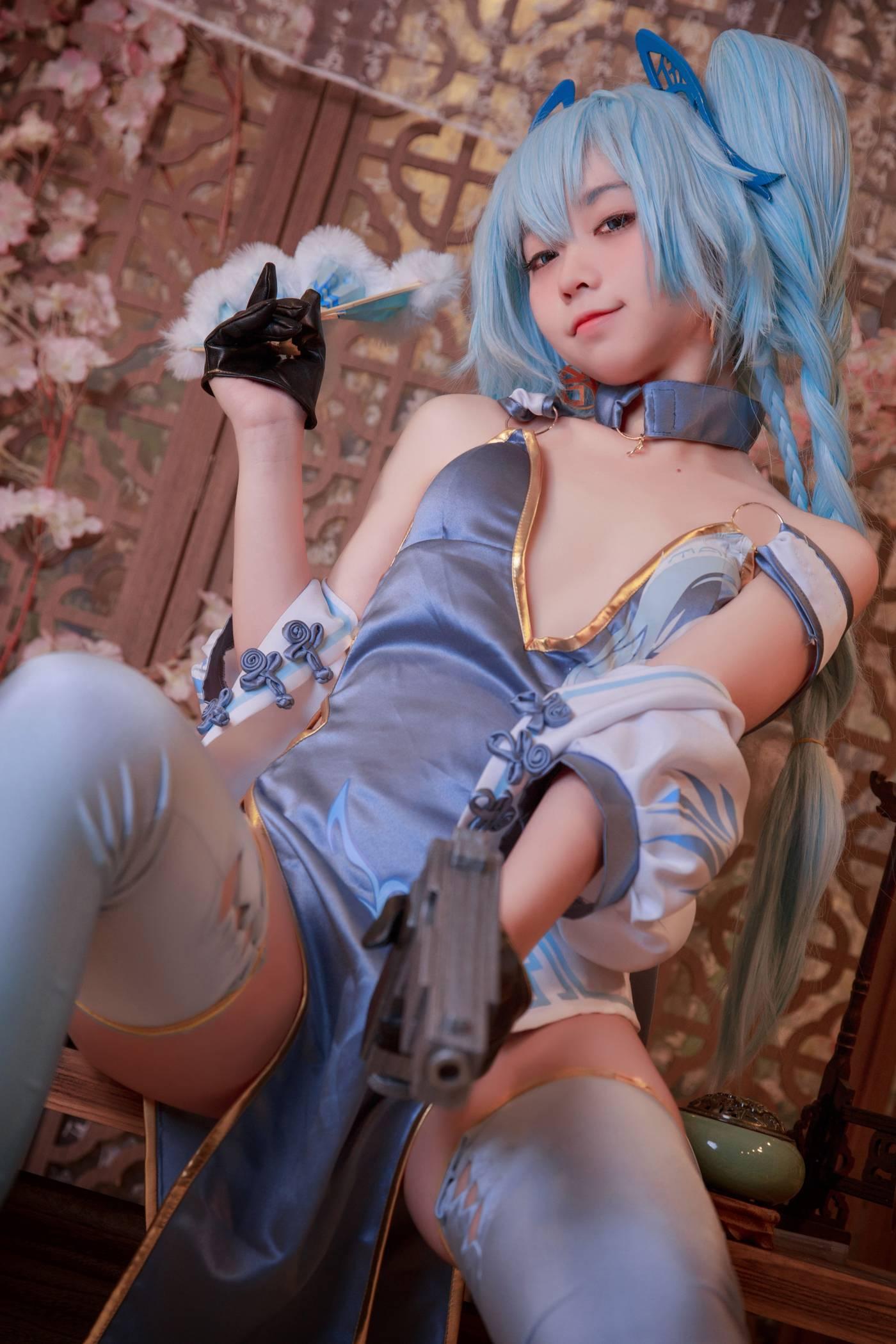 G44不会受伤 – NO.03 pa15旗袍 翠雀媚 [20P]插图4