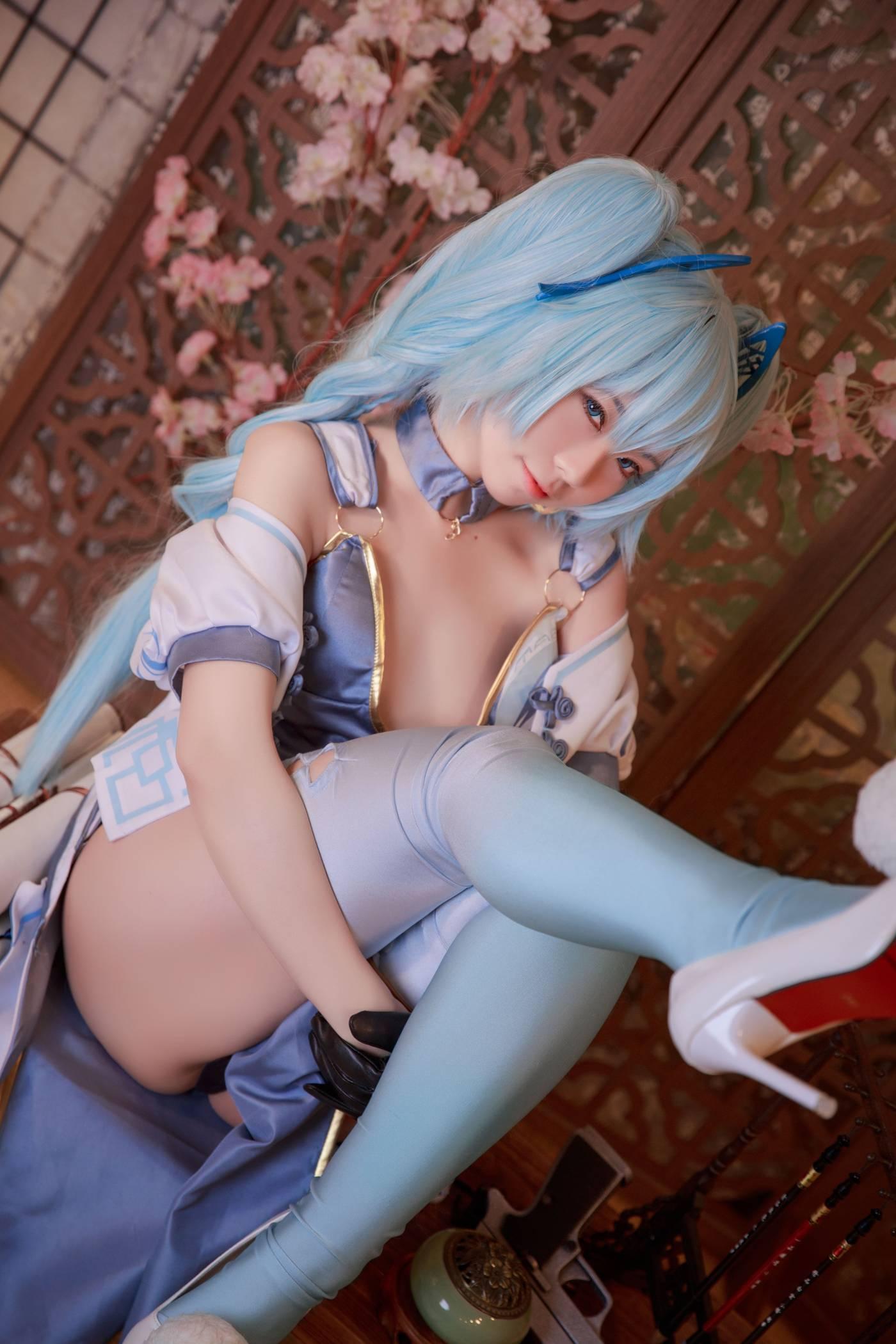 G44不会受伤 – NO.03 pa15旗袍 翠雀媚 [20P]插图5