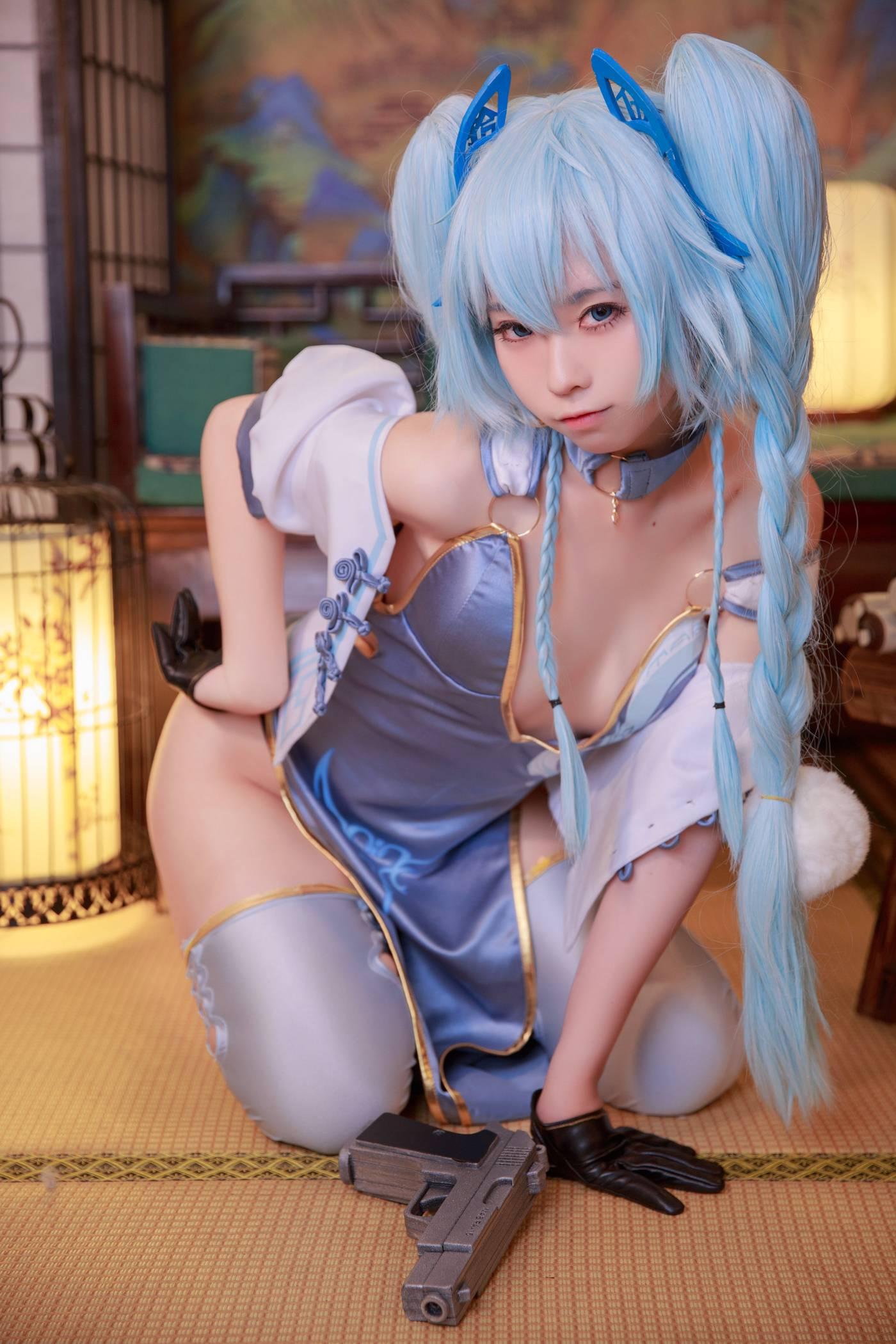 G44不会受伤 – NO.03 pa15旗袍 翠雀媚 [20P]插图9