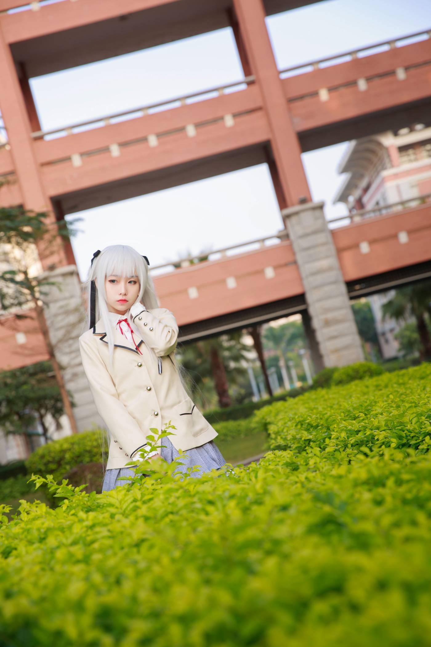 G44不会受伤 – NO.39 雾枝校服 [19P]插图6