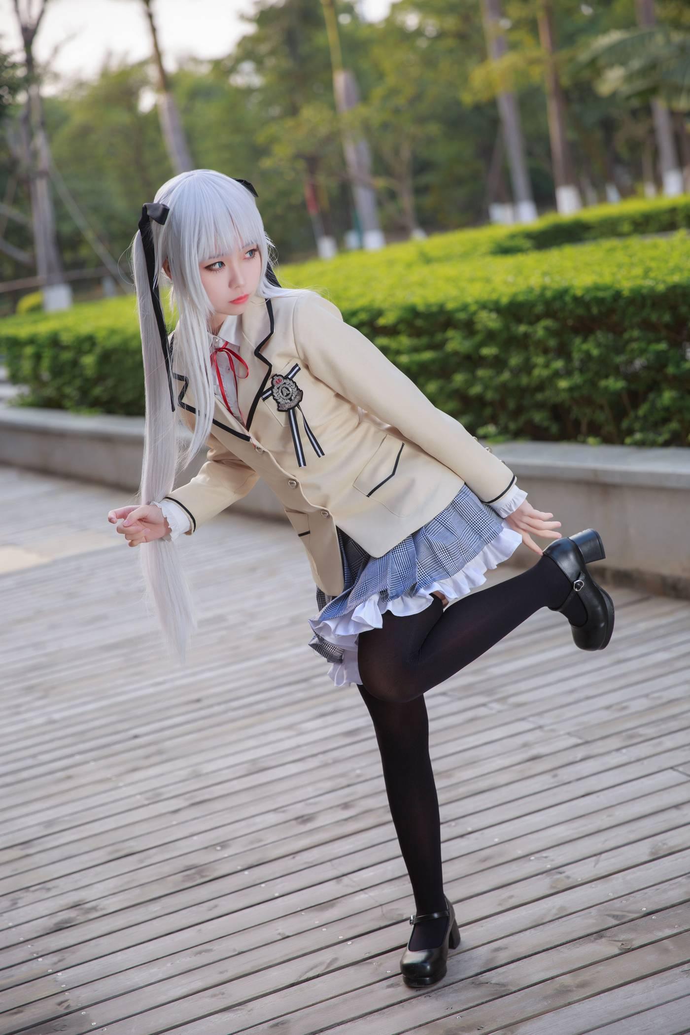G44不会受伤 – NO.39 雾枝校服 [19P]插图
