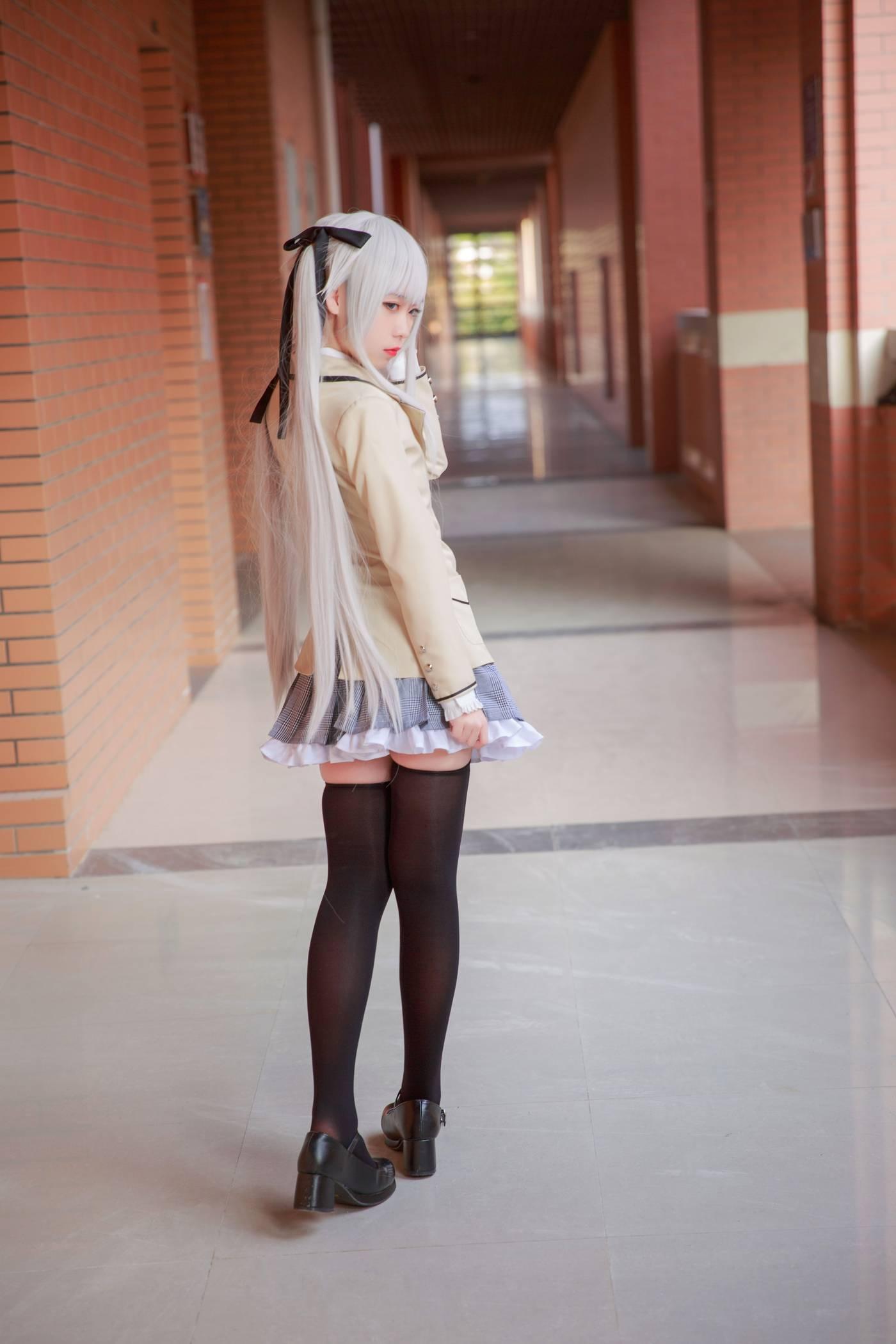 G44不会受伤 – NO.39 雾枝校服 [19P]插图6