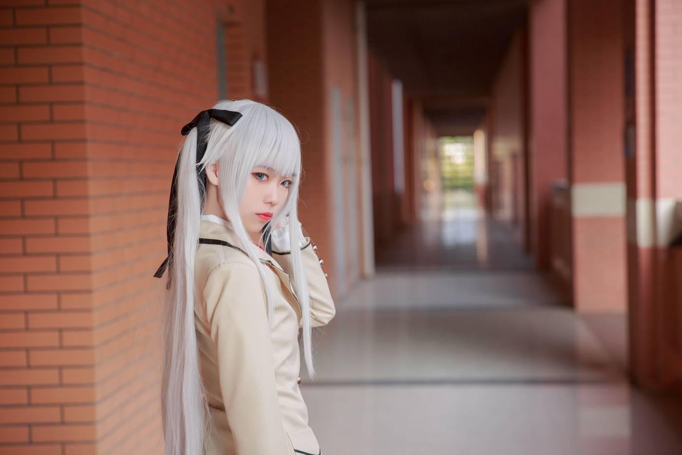 G44不会受伤 – NO.39 雾枝校服 [19P]插图7