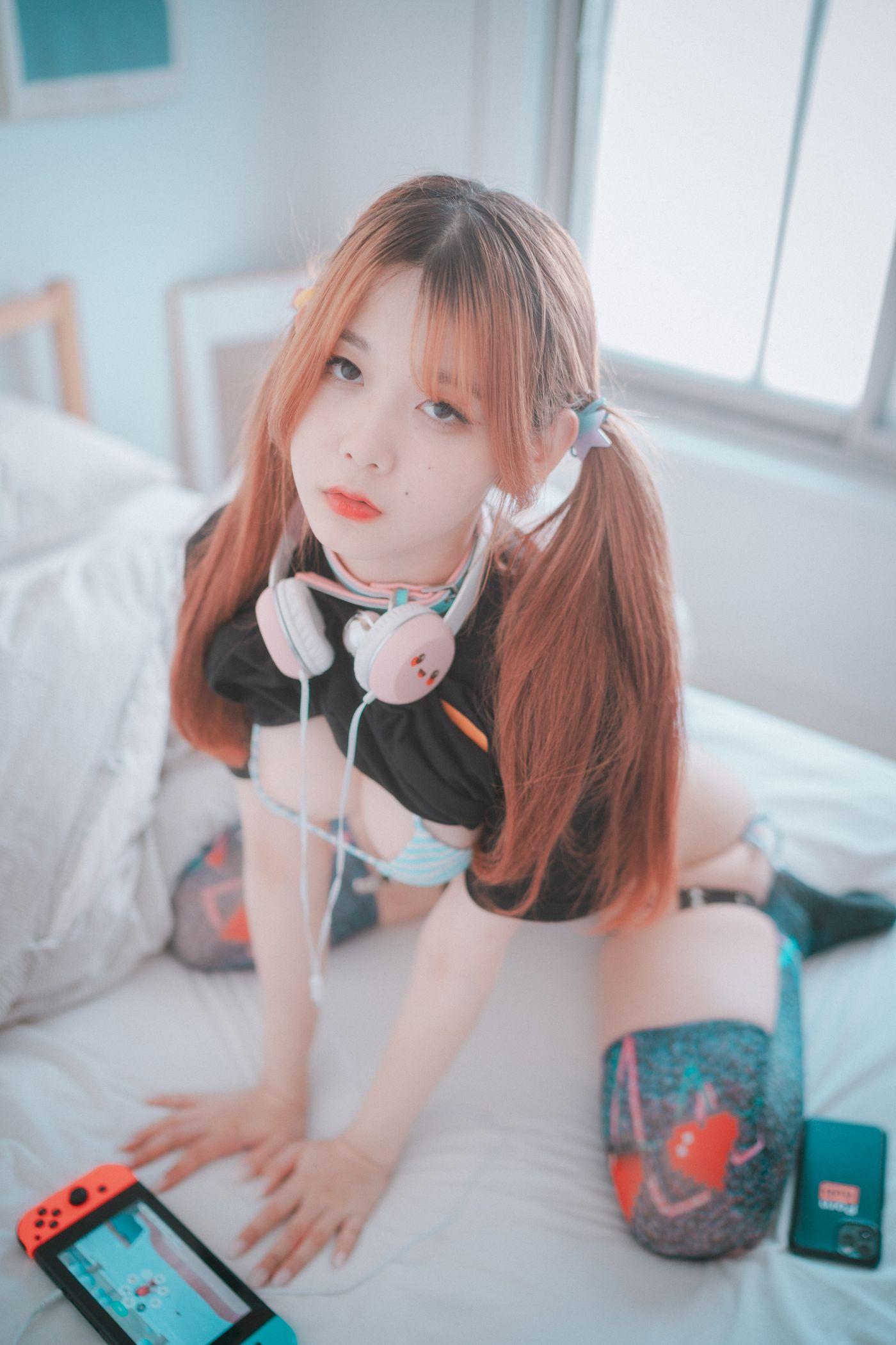 Zia (지아)  NO.020 DJAWA Photo Porn Hub Girl (Black ver) [53P]插图1