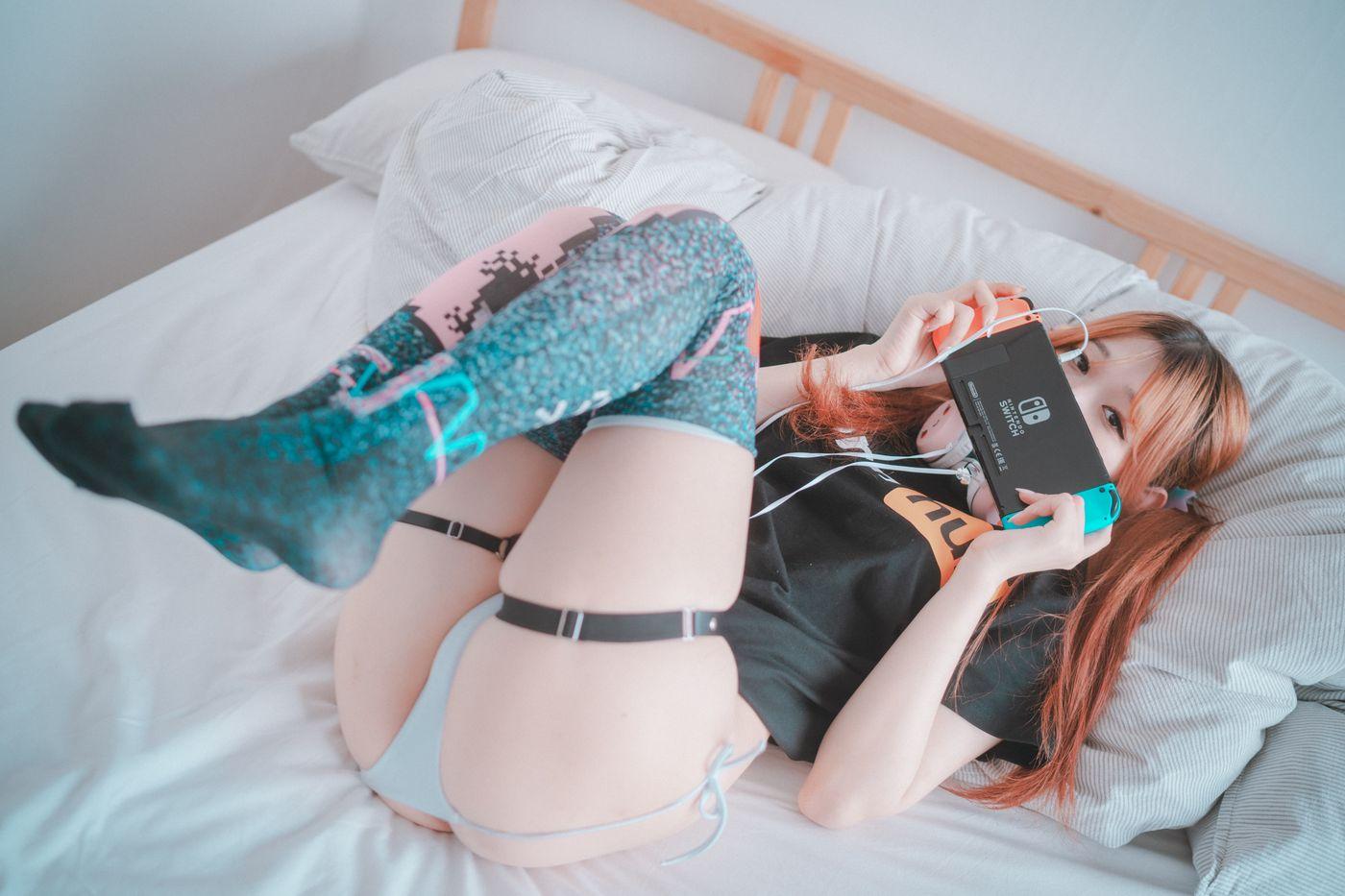 Zia (지아)  NO.020 DJAWA Photo Porn Hub Girl (Black ver) [53P]插图4