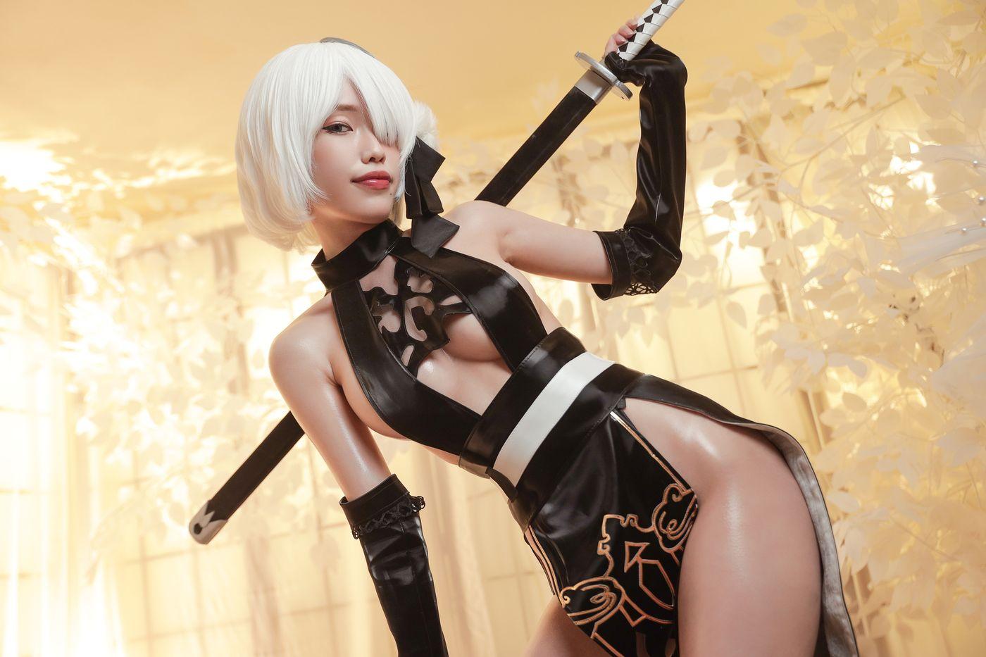 eliza喵喵 NO.001 2B忍者 [31P]插图6