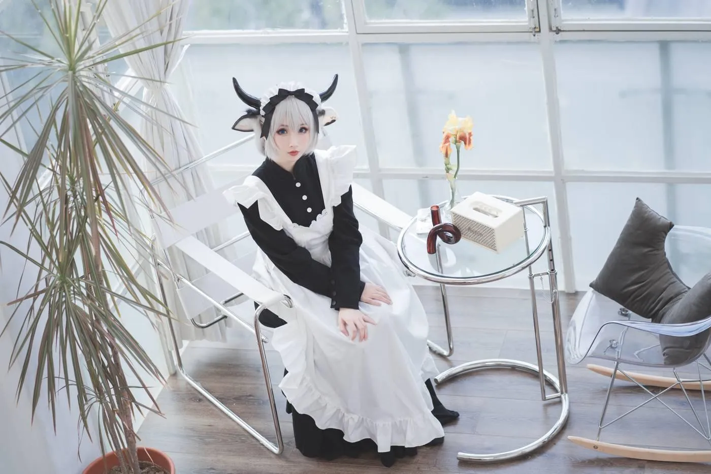 rioko凉凉子 NO.063 贴心的牛奶女仆[45P]插图1