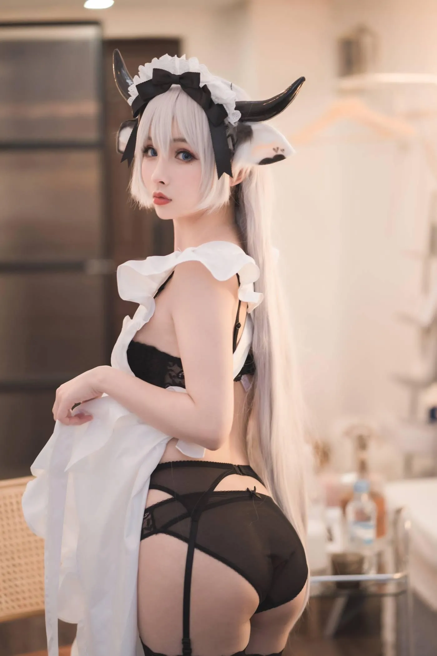 rioko凉凉子 NO.063 贴心的牛奶女仆[45P]插图9