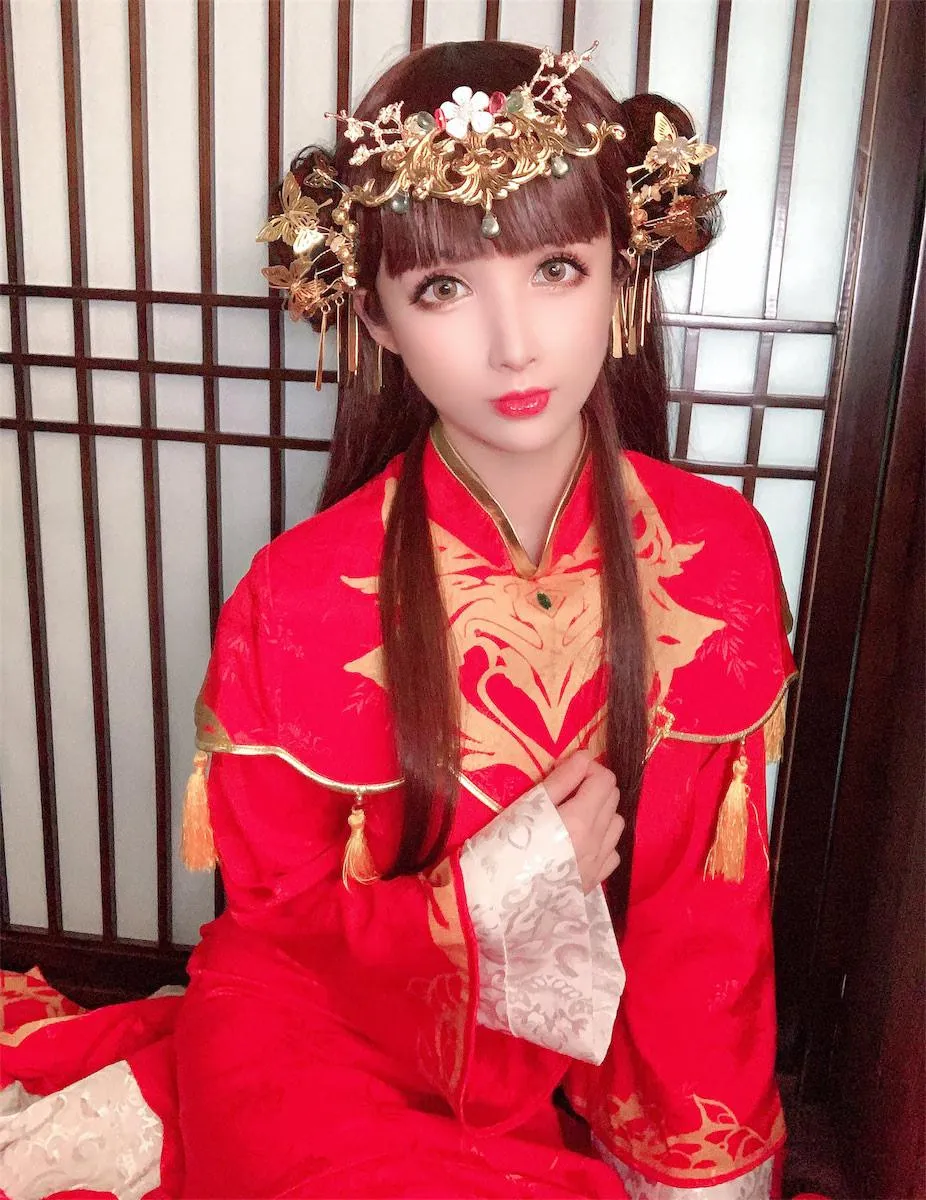 rioko凉凉子 NO.041 逸仙凤冠霞帔 [29P]插图9