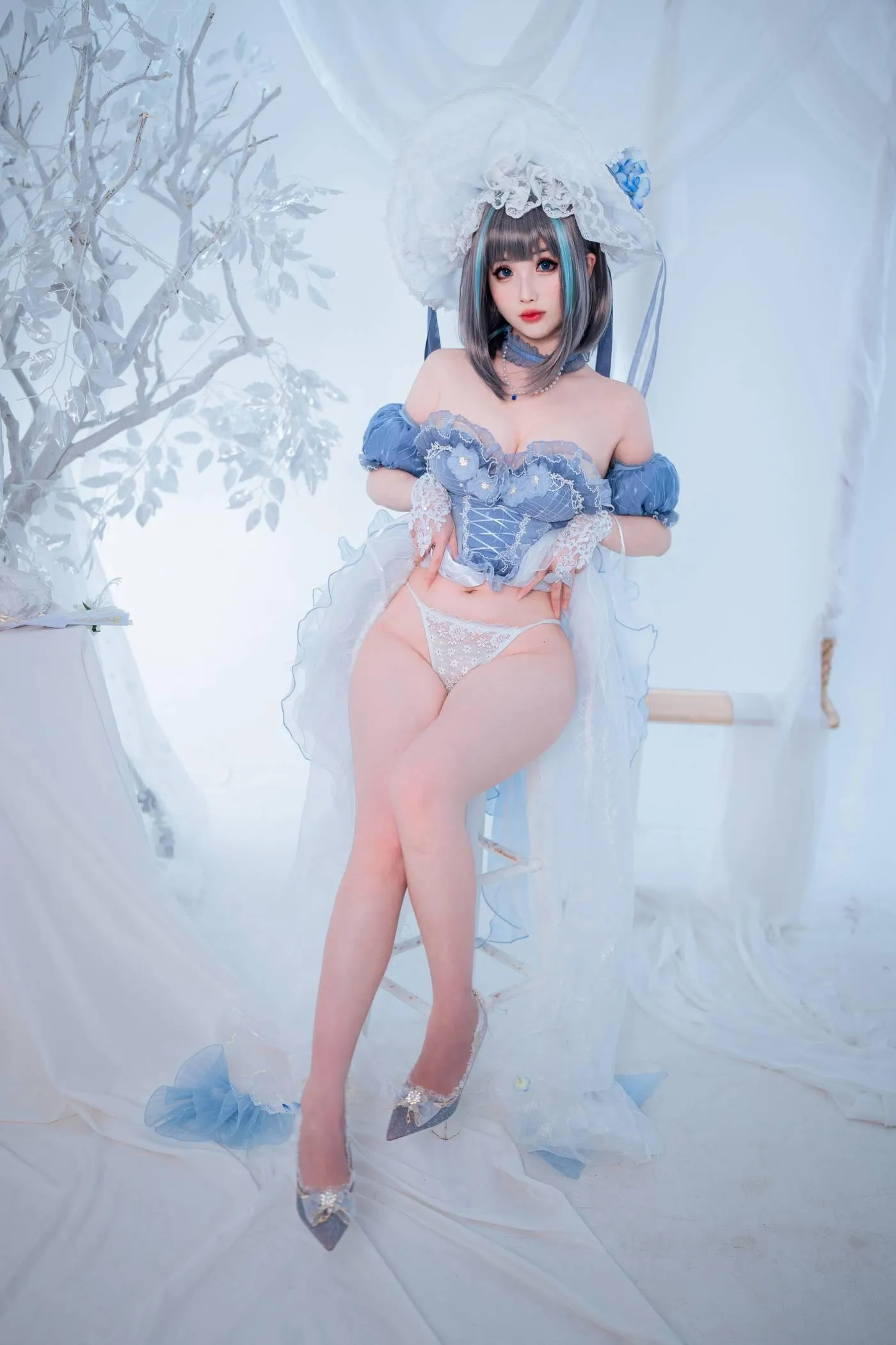 rioko凉凉子 NO.100 柴郡冰雪公主 -正片[30P]插图6