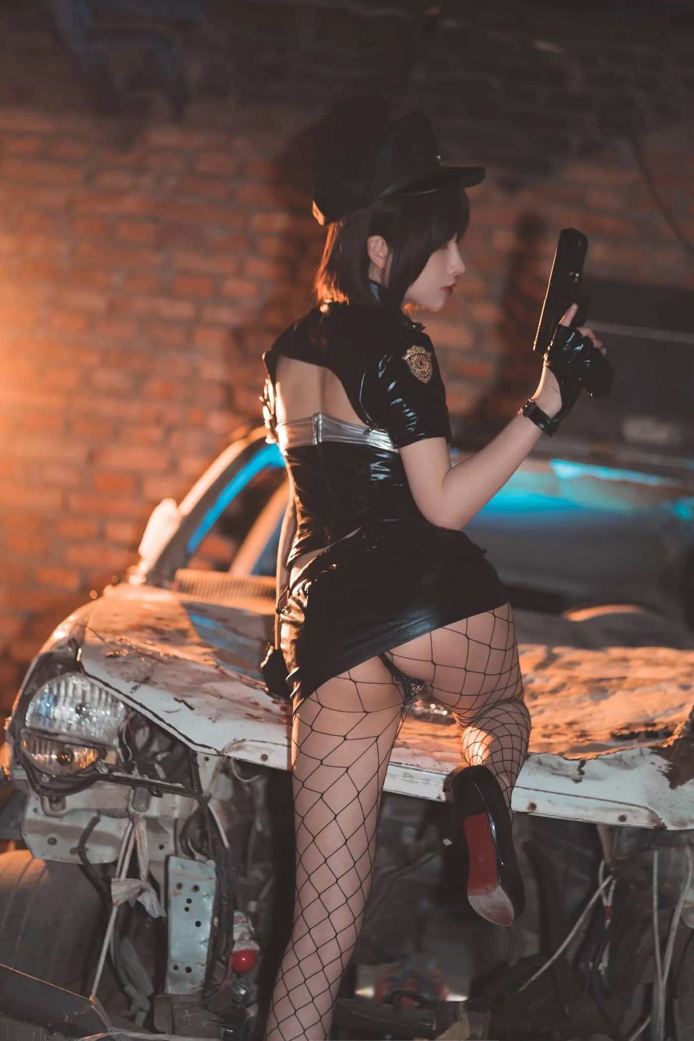 rioko凉凉子 NO.035 实习警察 [20P]插图4