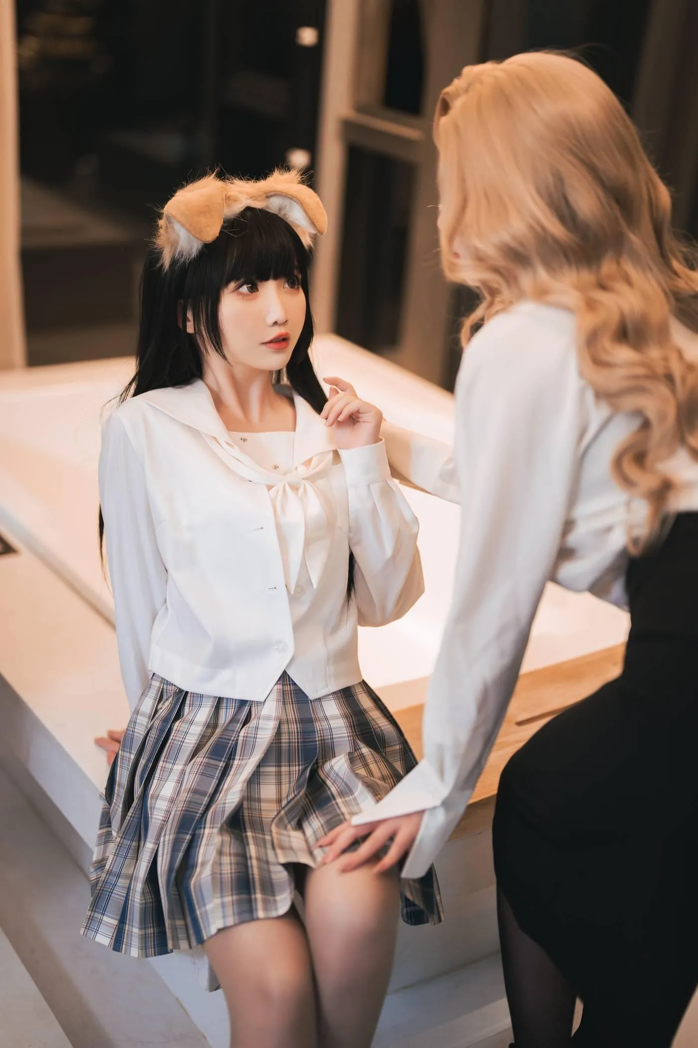 rioko凉凉子 NO.105 &面饼仙儿 双人版女上司 [40P]插图6