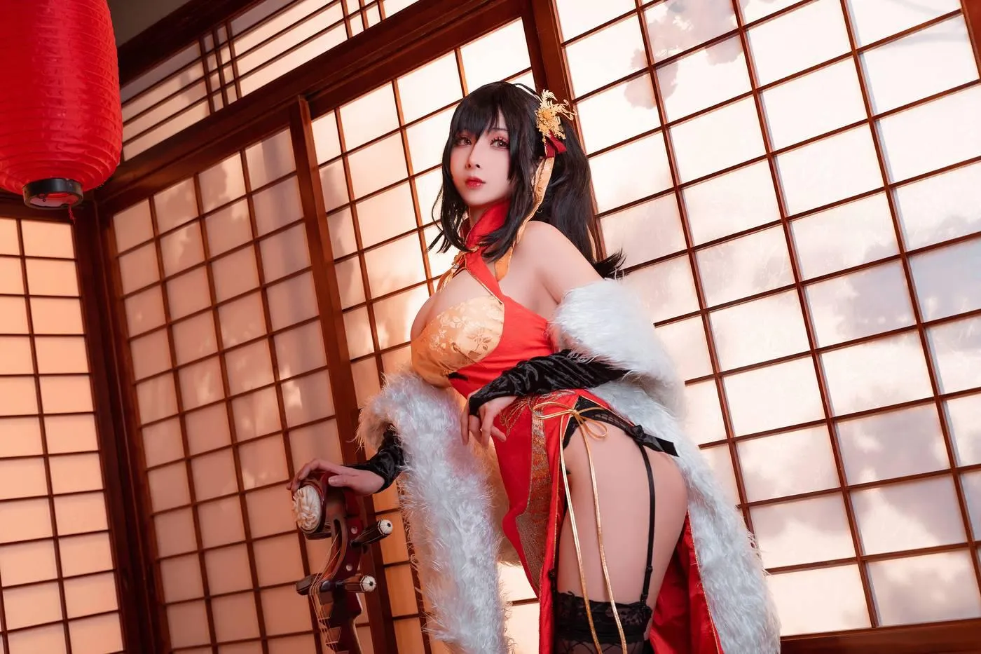 rioko凉凉子 NO.033 大凤旗袍 [20P]插图6
