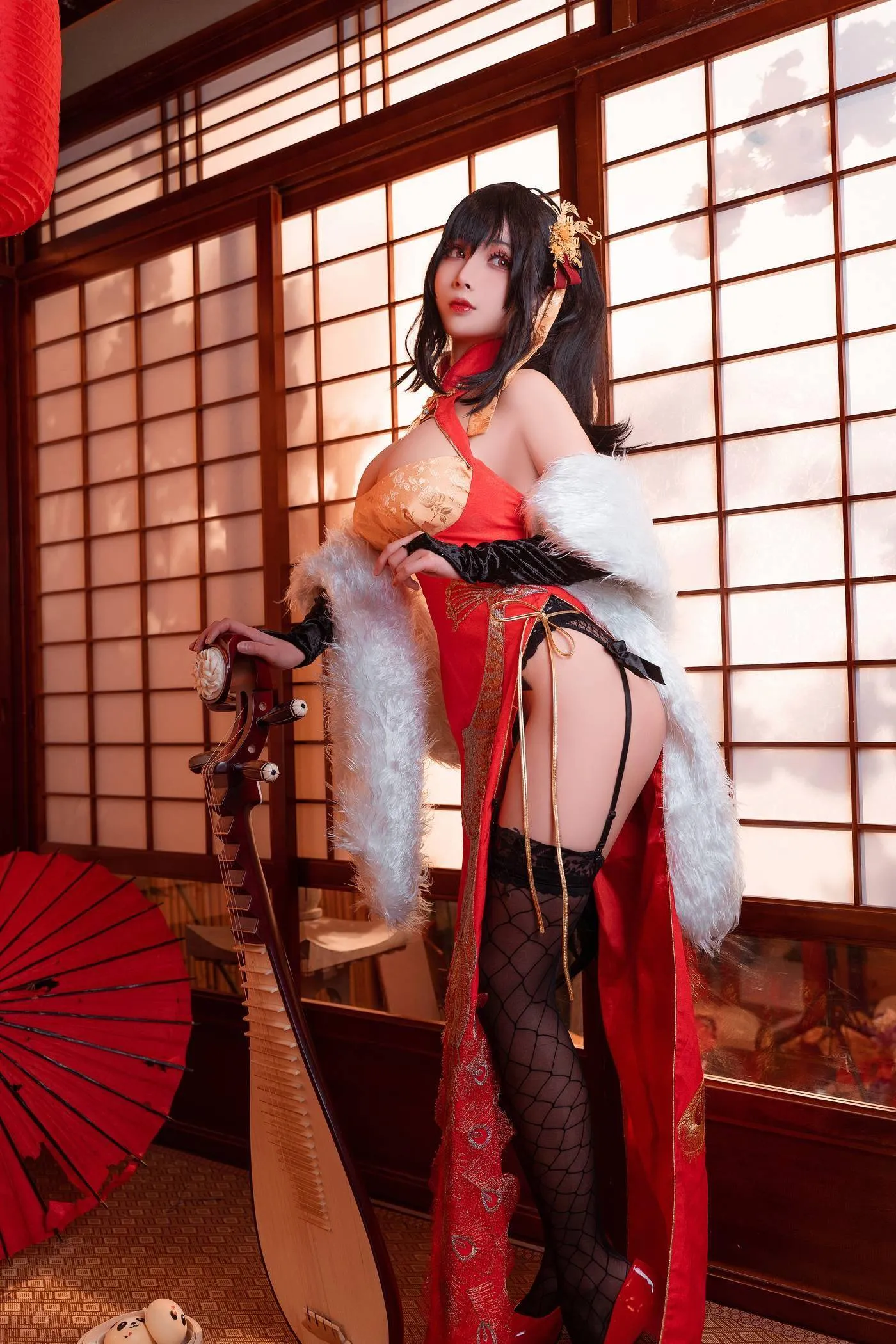 rioko凉凉子 NO.033 大凤旗袍 [20P]插图7