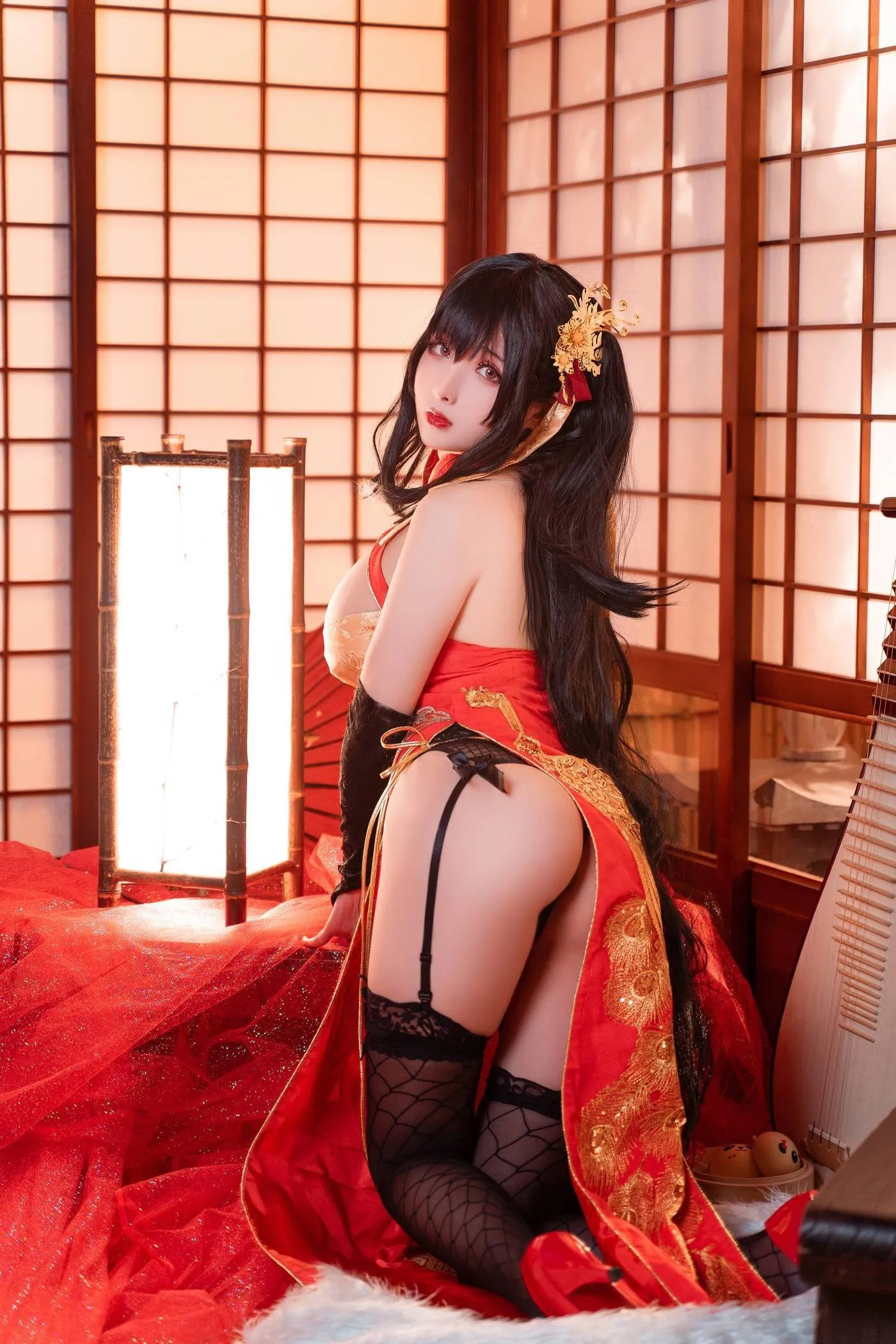 rioko凉凉子 NO.033 大凤旗袍 [20P]插图2