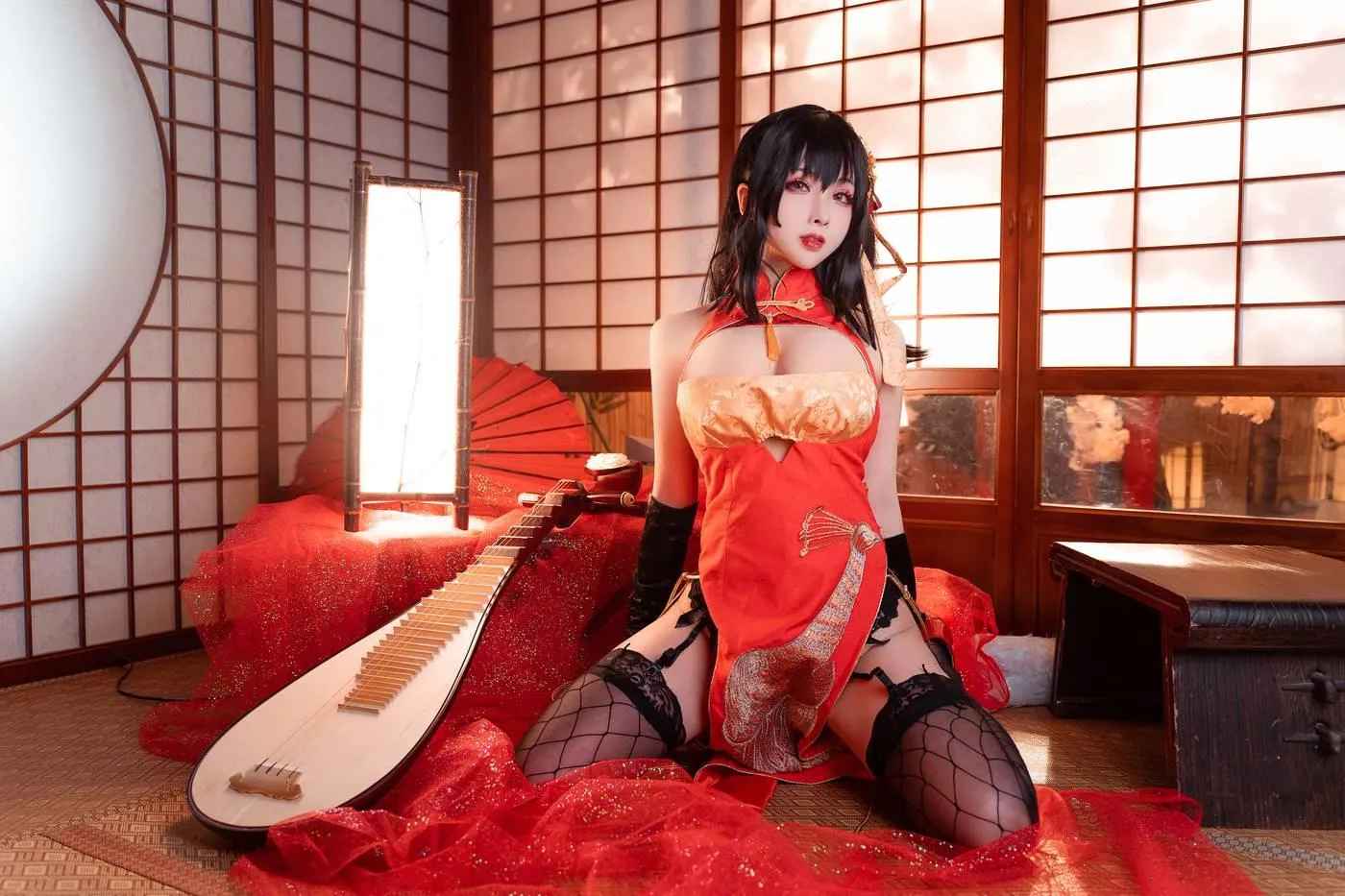 rioko凉凉子 NO.033 大凤旗袍 [20P]插图6