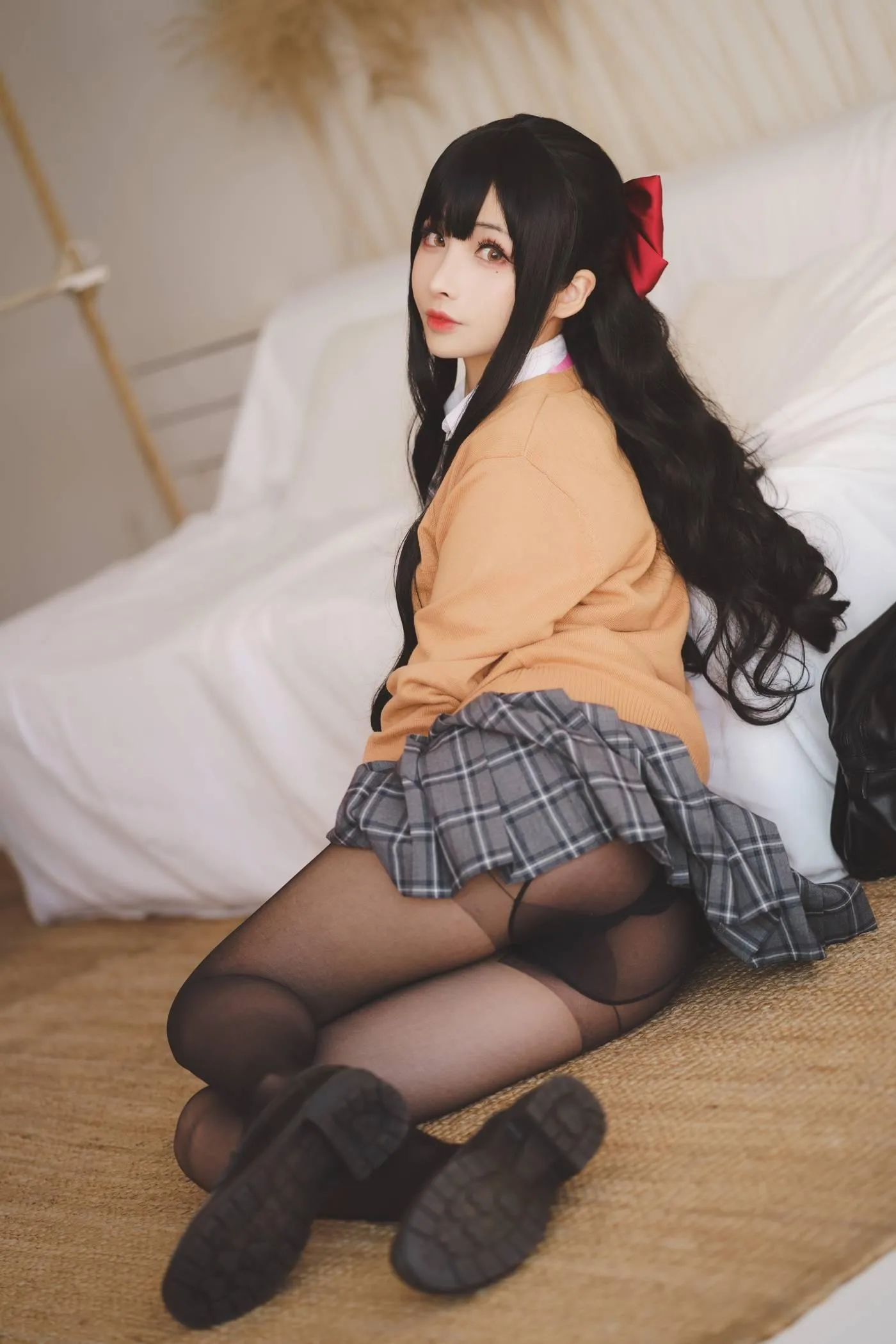 rioko凉凉子 NO.055 放课后的学姐-正片[40P]插图3