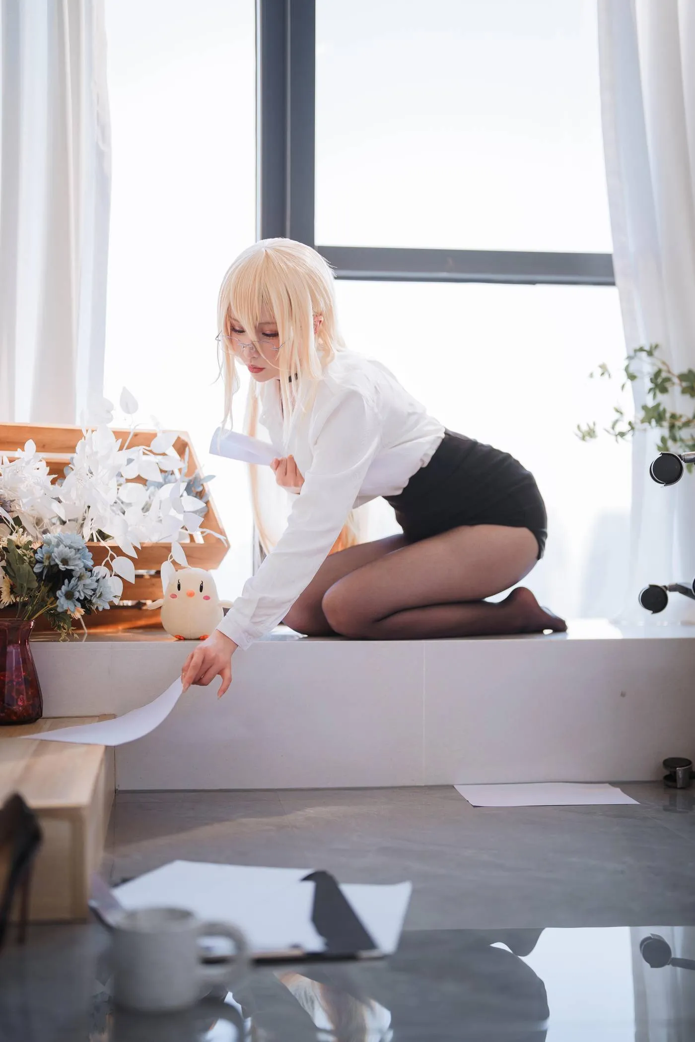 rioko凉凉子 NO.112 办公室的意外[31P]插图3