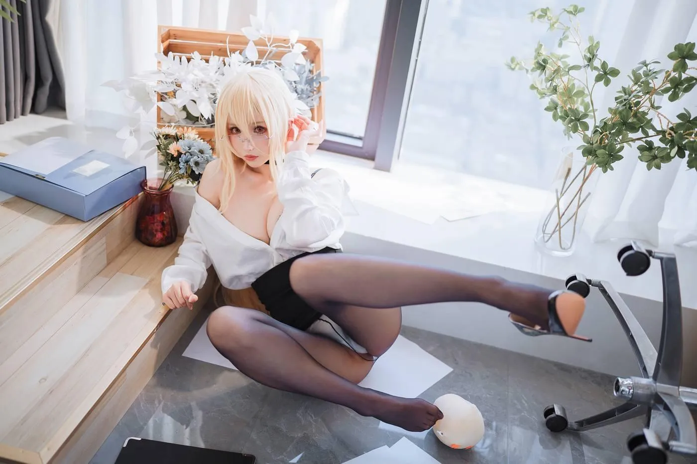 rioko凉凉子 NO.112 办公室的意外[31P]插图8