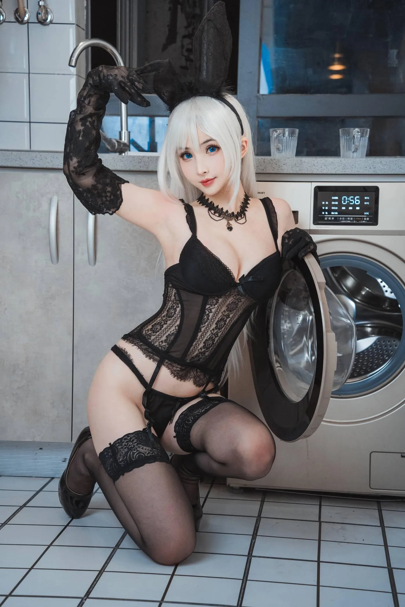 rioko凉凉子 NO.058 兼职是修女的兔子小姐[30P]插图1