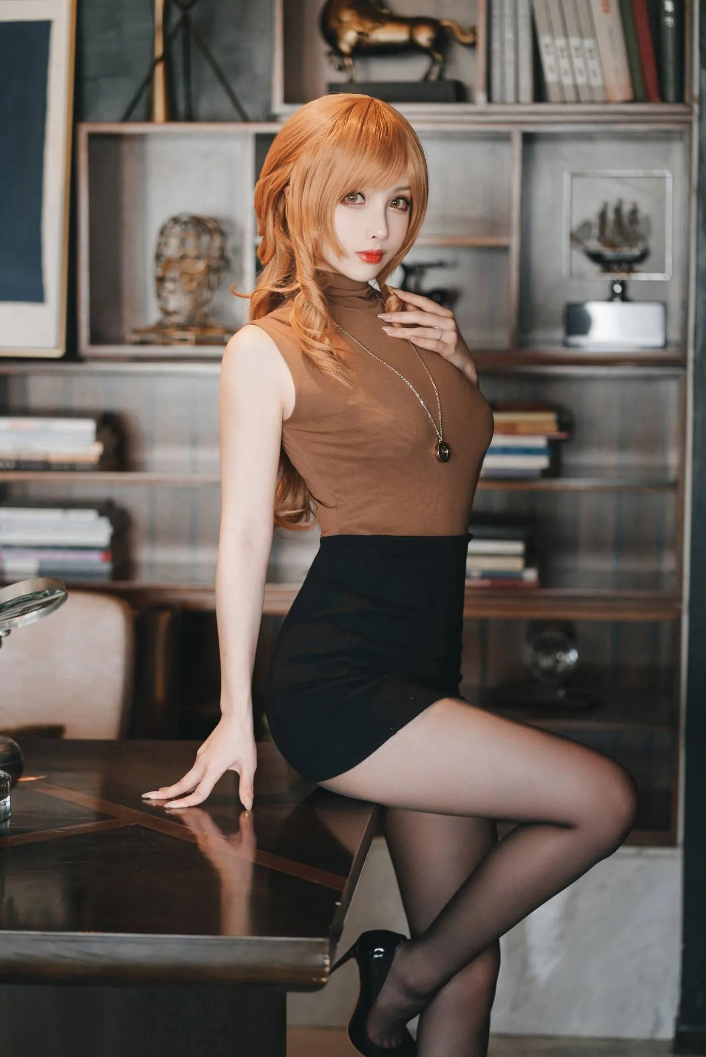 rioko凉凉子 NO.098 人妻的一天-公司篇 [30P]插图6