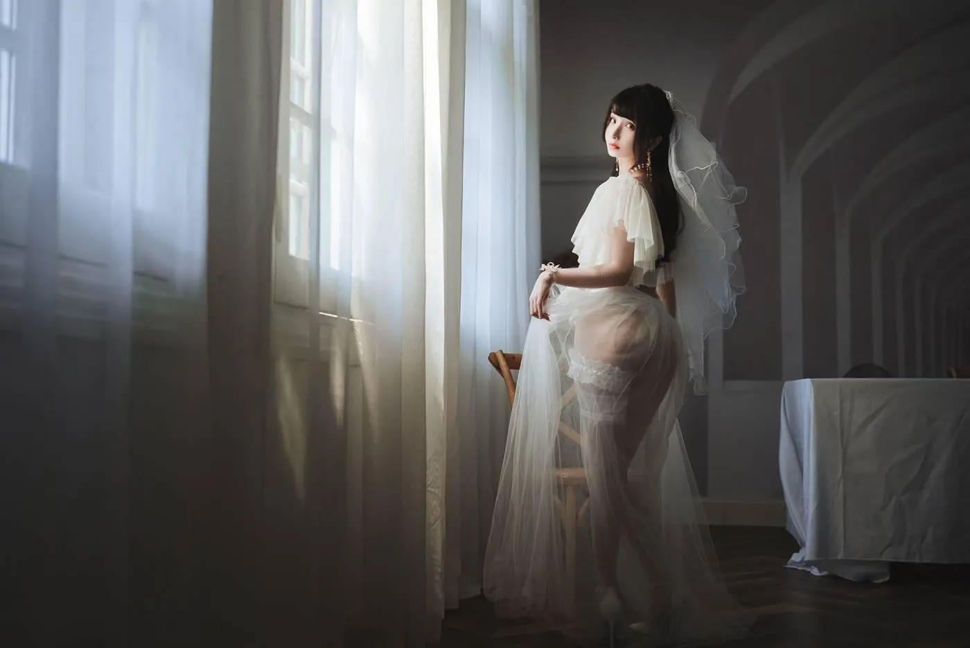 rioko凉凉子 NO.072 透明婚纱[30P]插图5
