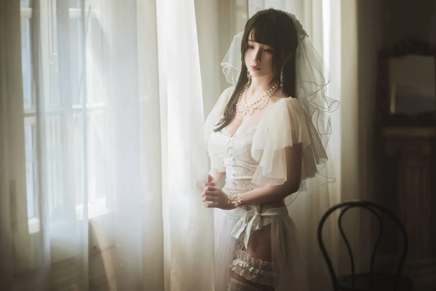 rioko凉凉子 NO.072 透明婚纱[30P]插图9