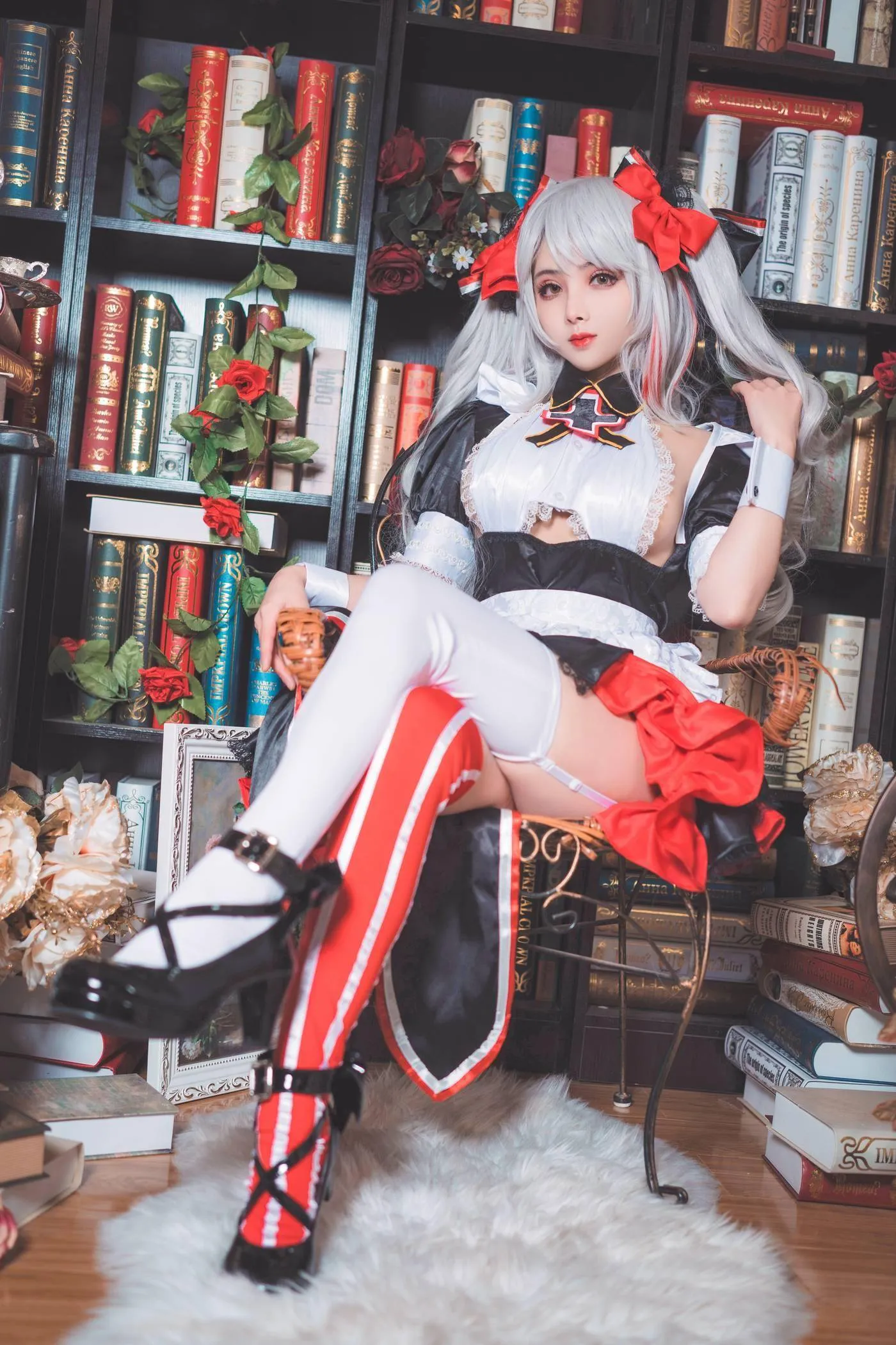 rioko凉凉子 NO.034 欧根女仆 [20P]插图5