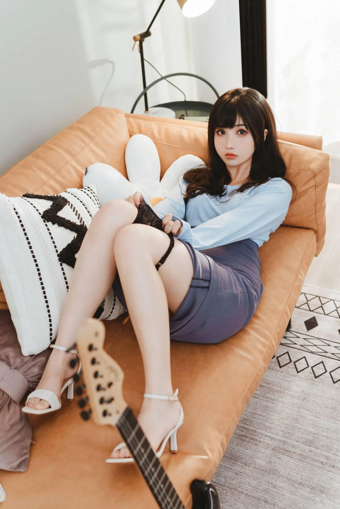 rioko凉凉子 NO.073 吉他妹妹系带裙-正片[35P]插图2