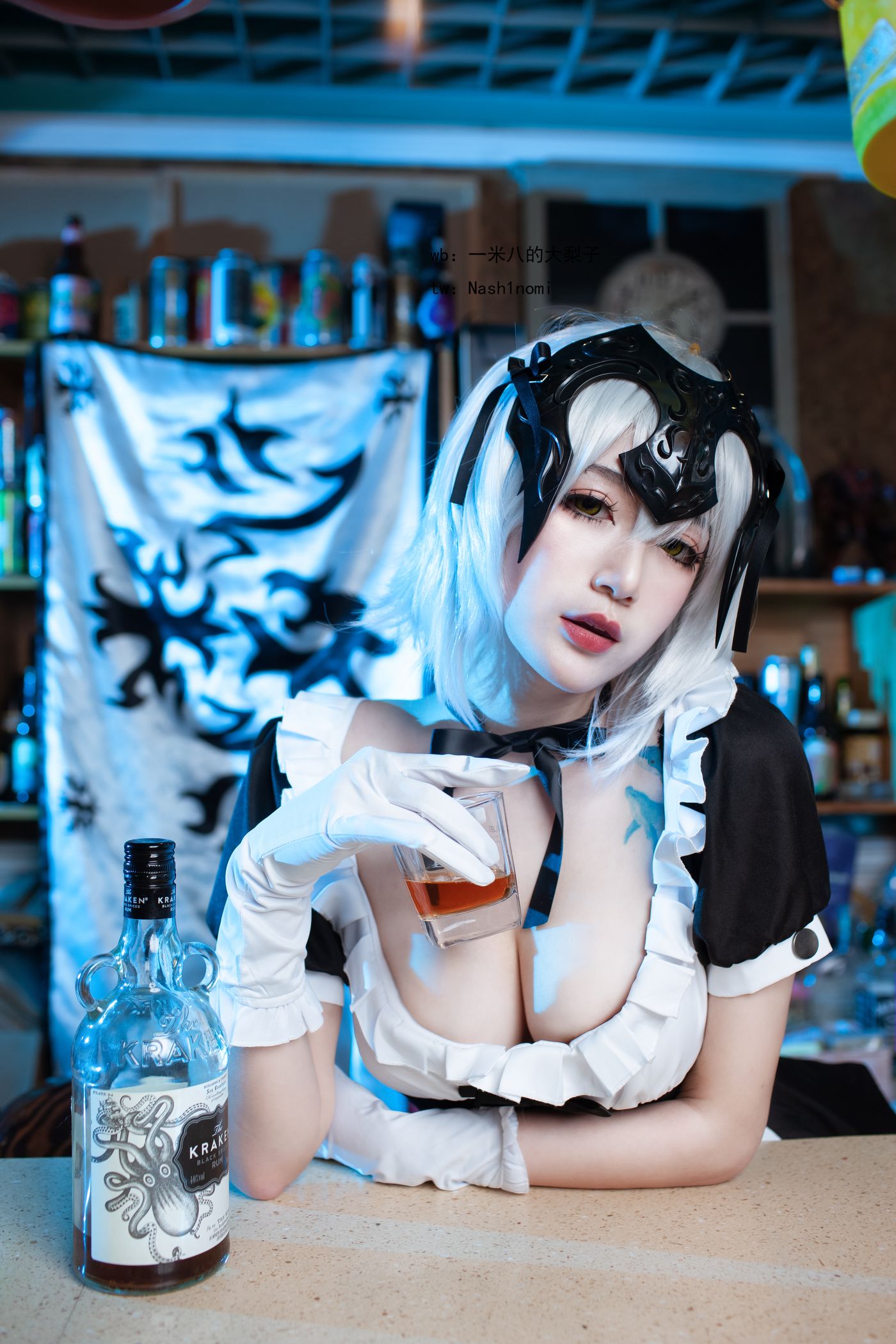 一米八的大梨子 NO.004 黑贞GK手办女仆[29P]插图5