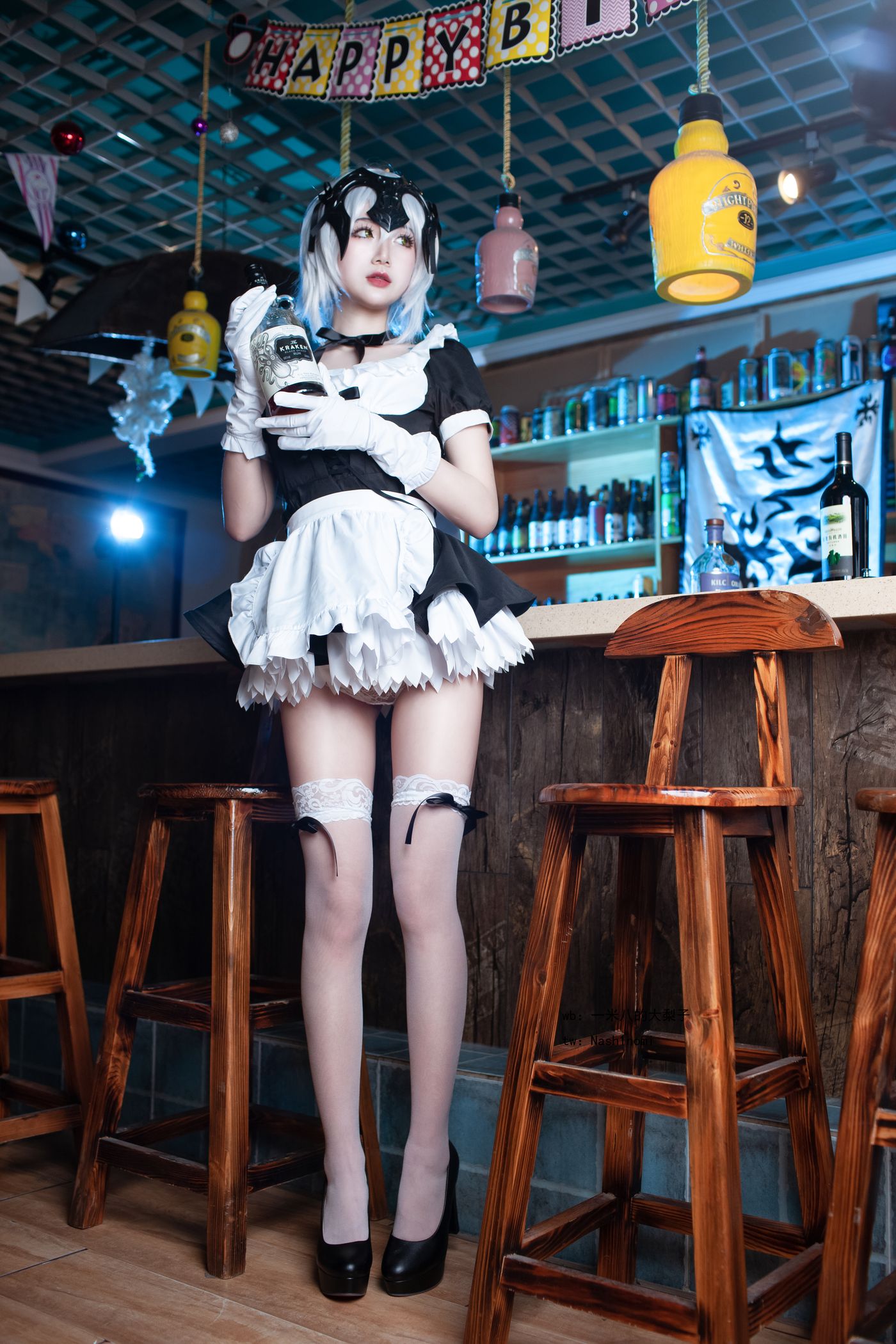 一米八的大梨子 NO.004 黑贞GK手办女仆[29P]插图9