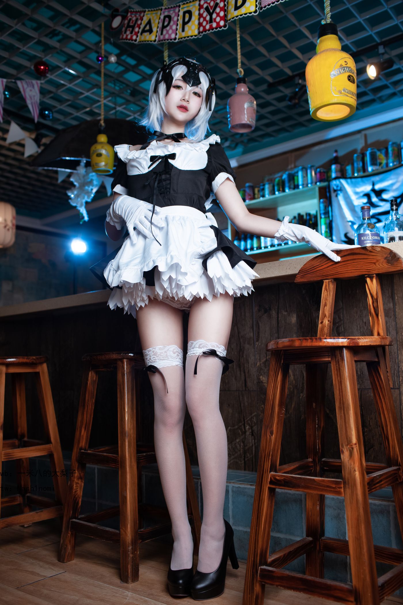 一米八的大梨子 NO.004 黑贞GK手办女仆[29P]插图2