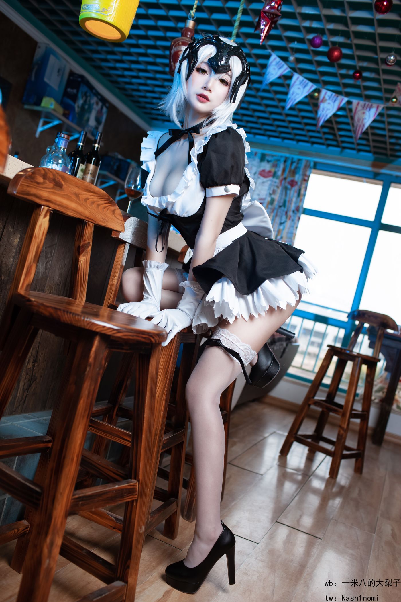 一米八的大梨子 NO.004 黑贞GK手办女仆[29P]插图9