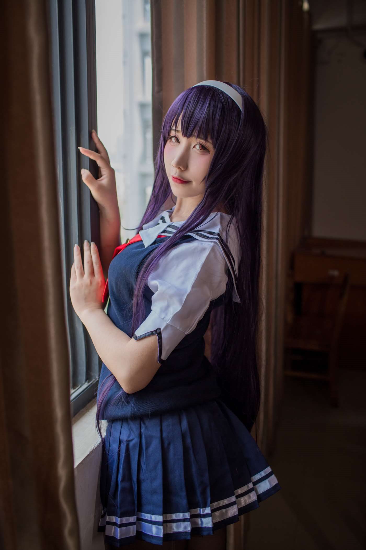 九曲Jean  霞之丘诗羽夏季校服 [40P]插图5