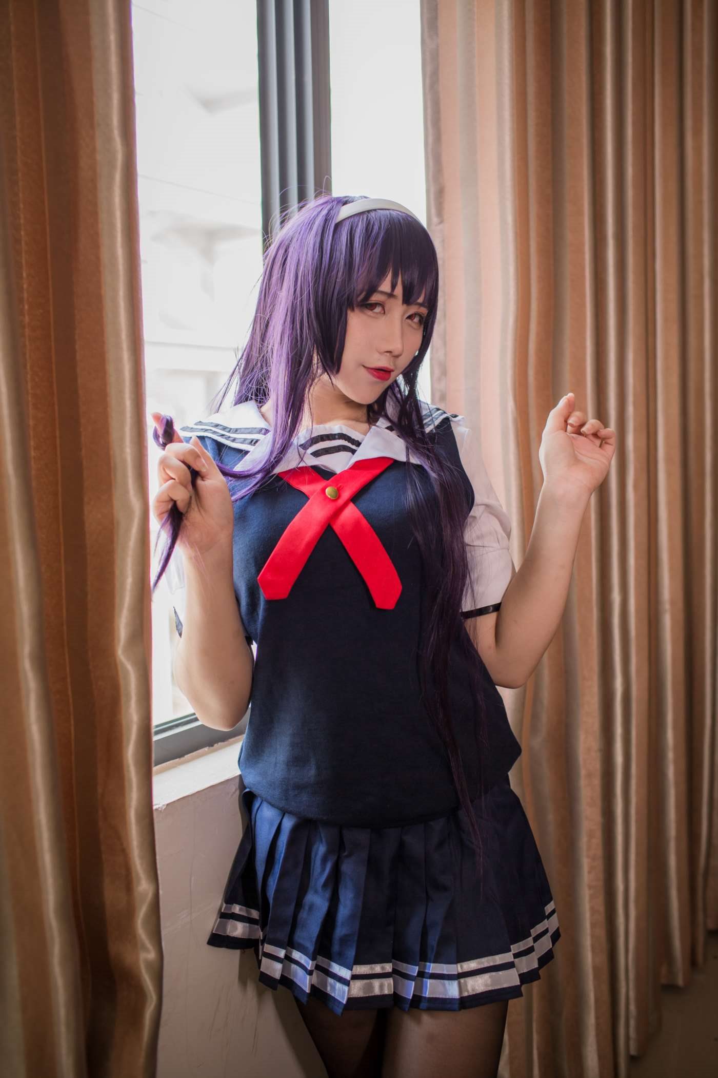 九曲Jean  霞之丘诗羽夏季校服 [40P]插图7