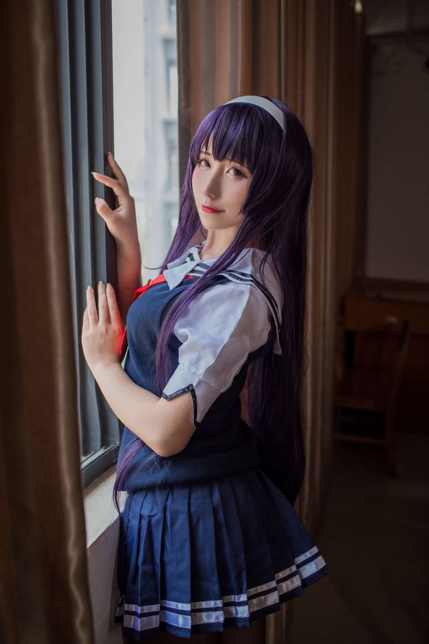 九曲Jean  霞之丘诗羽夏季校服 [40P]插图1