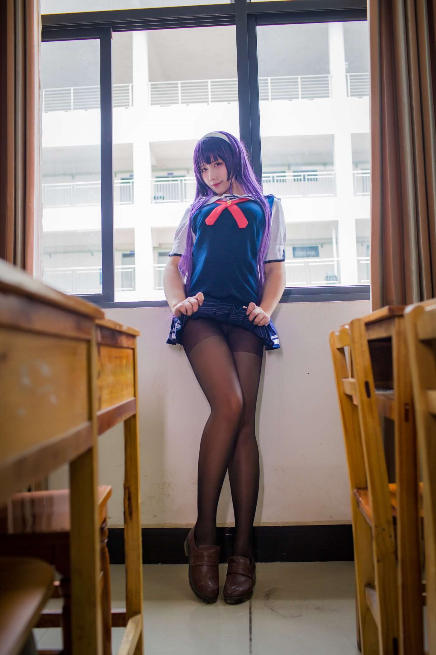 九曲Jean  霞之丘诗羽夏季校服 [40P]插图3