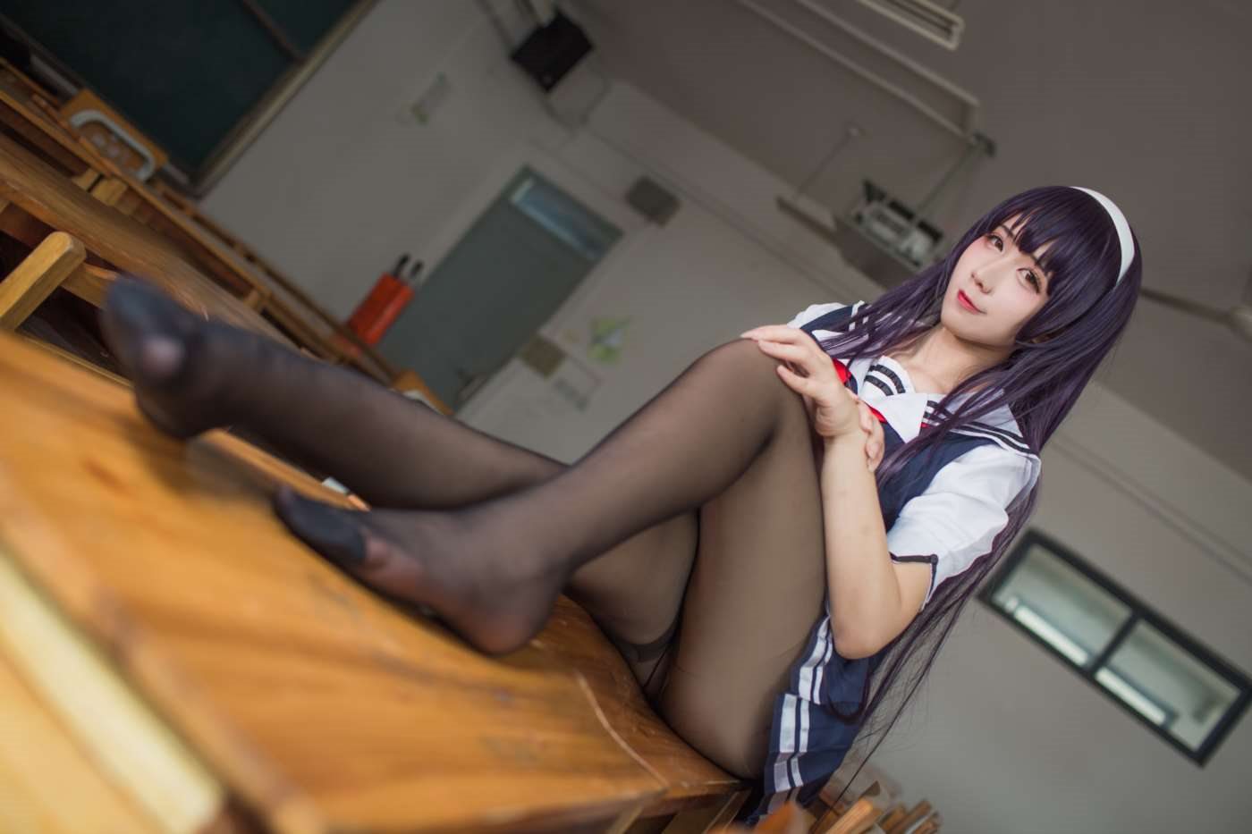 九曲Jean  霞之丘诗羽夏季校服 [40P]插图