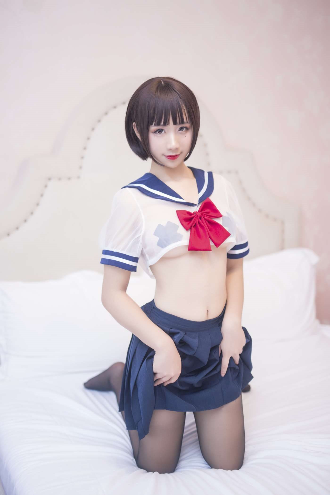 九曲Jean  JK透明制服 [21P]插图7