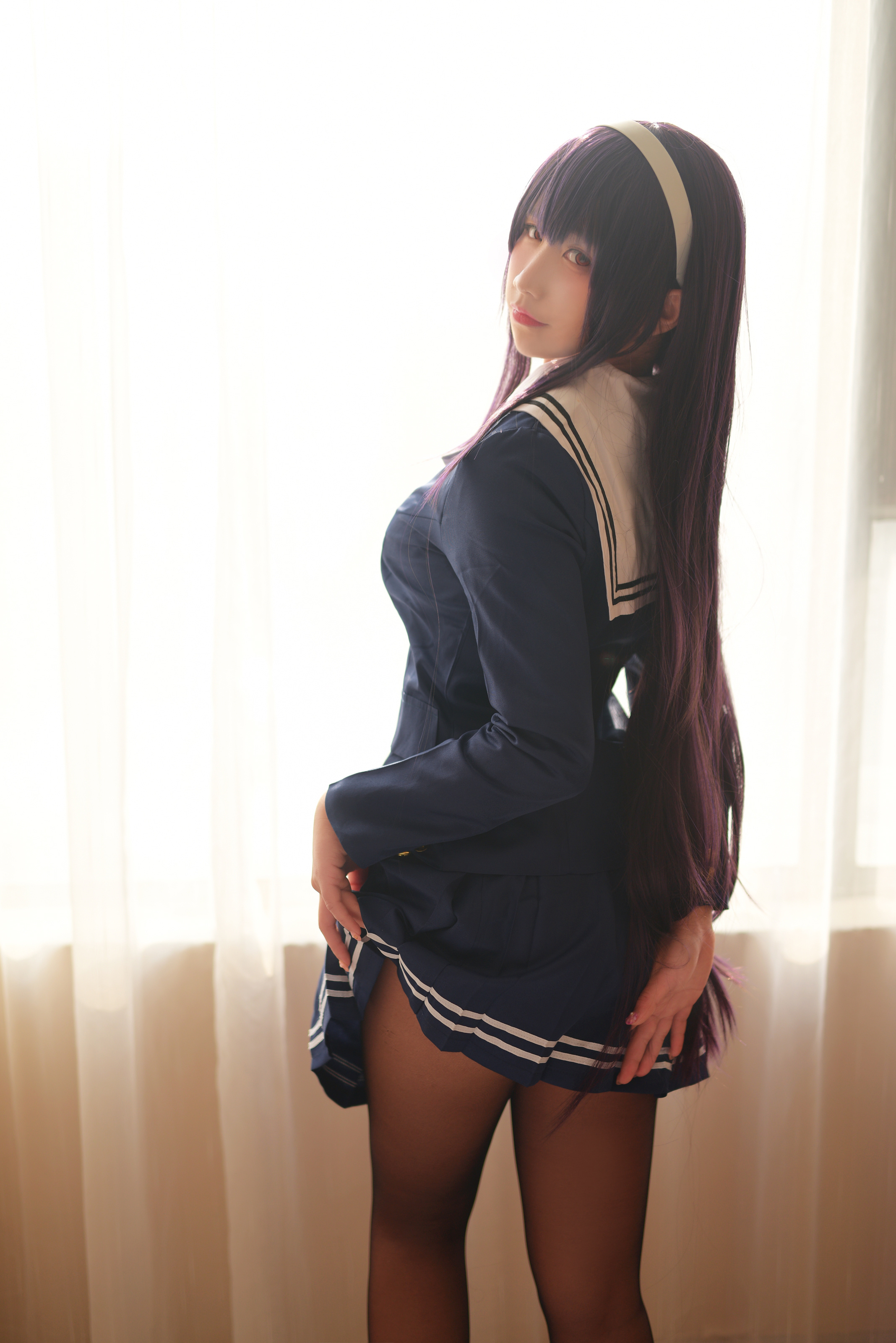 九曲Jean  常服学姐 [21P]插图2