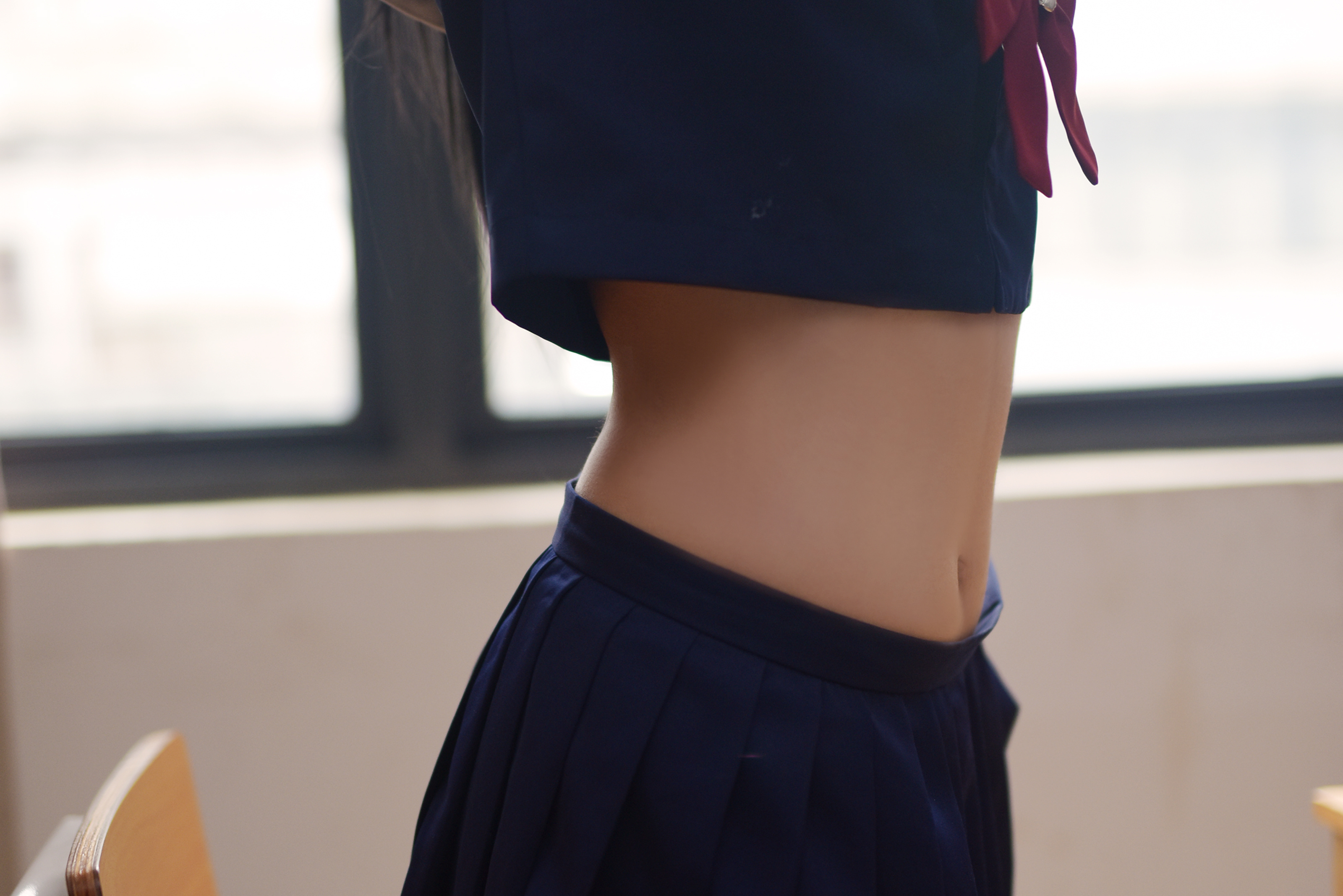 九曲Jean  JK露脐制服 [30P]插图3