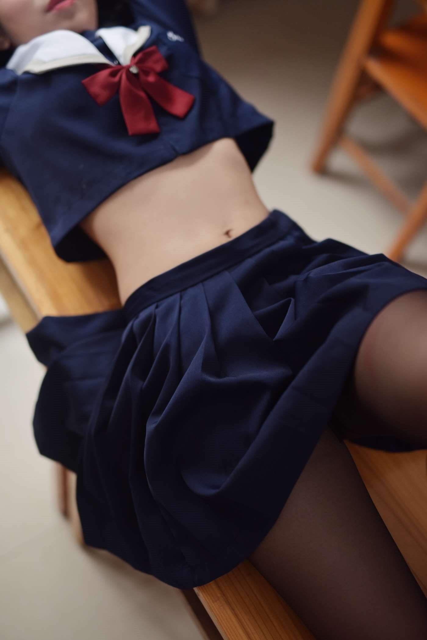 九曲Jean  JK露脐制服 [30P]插图4