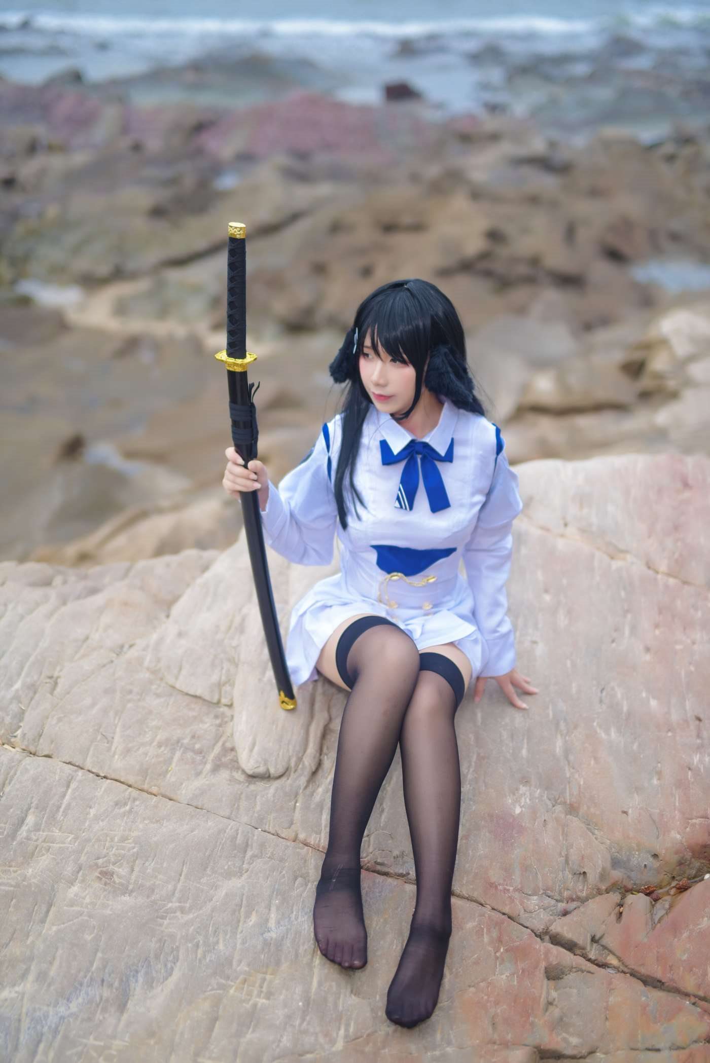 九曲Jean  碧蓝航线 海边 [18P]插图5