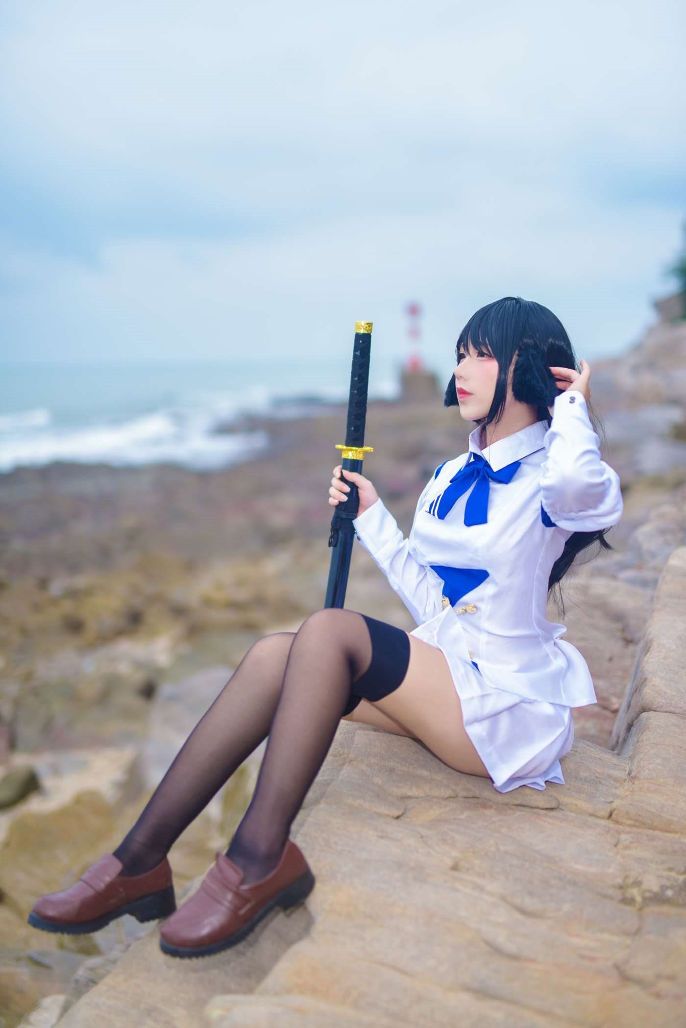 九曲Jean  碧蓝航线 海边 [18P]插图8