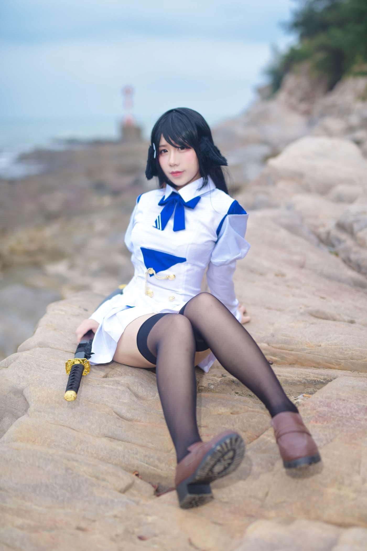 九曲Jean  碧蓝航线 海边 [18P]插图2
