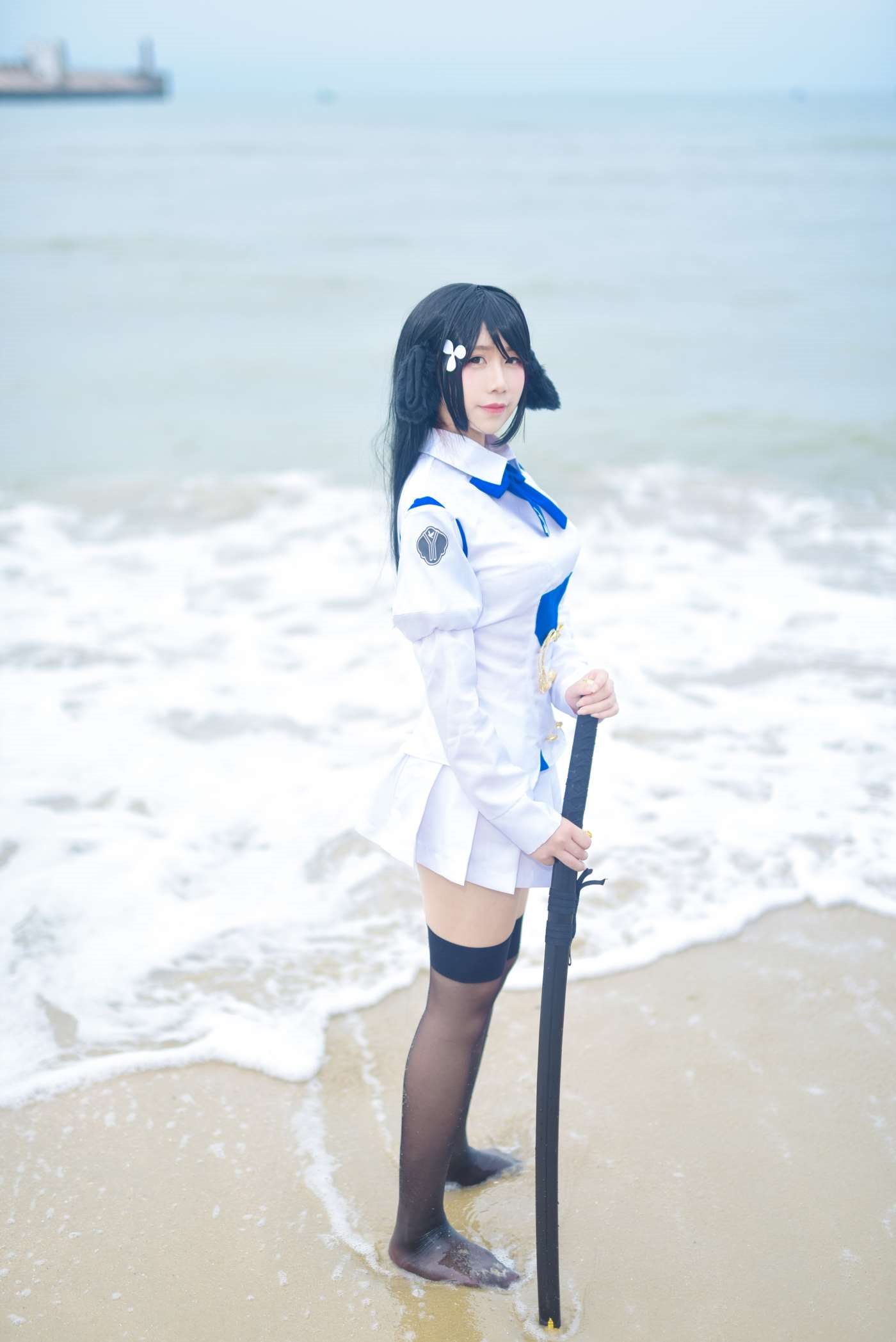 九曲Jean  碧蓝航线 海边 [18P]插图3