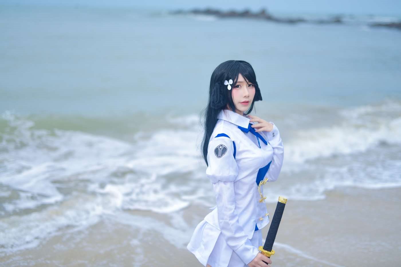 九曲Jean  碧蓝航线 海边 [18P]插图4