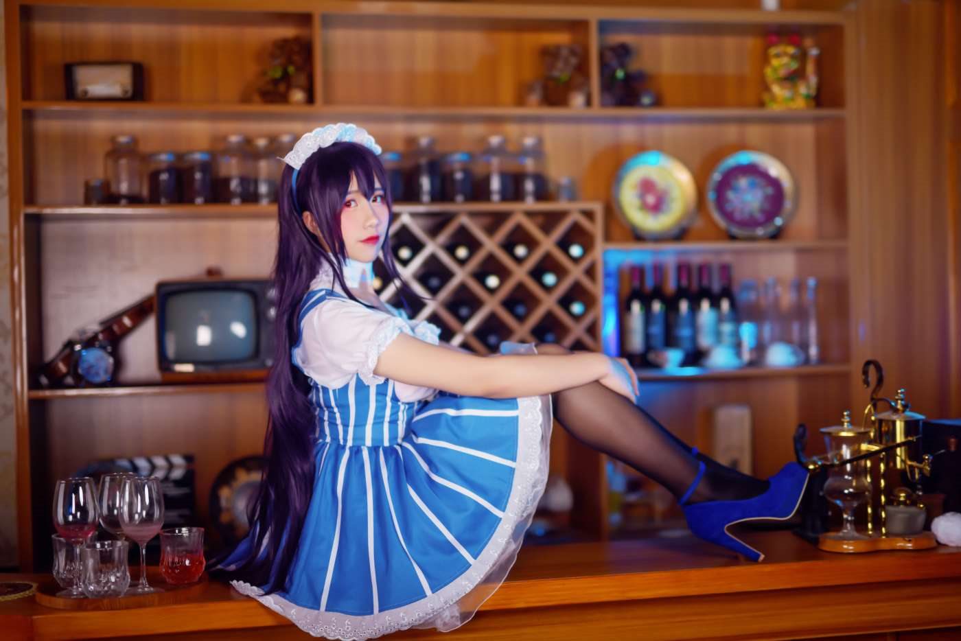 九曲Jean  女仆学姐 [34P]插图7
